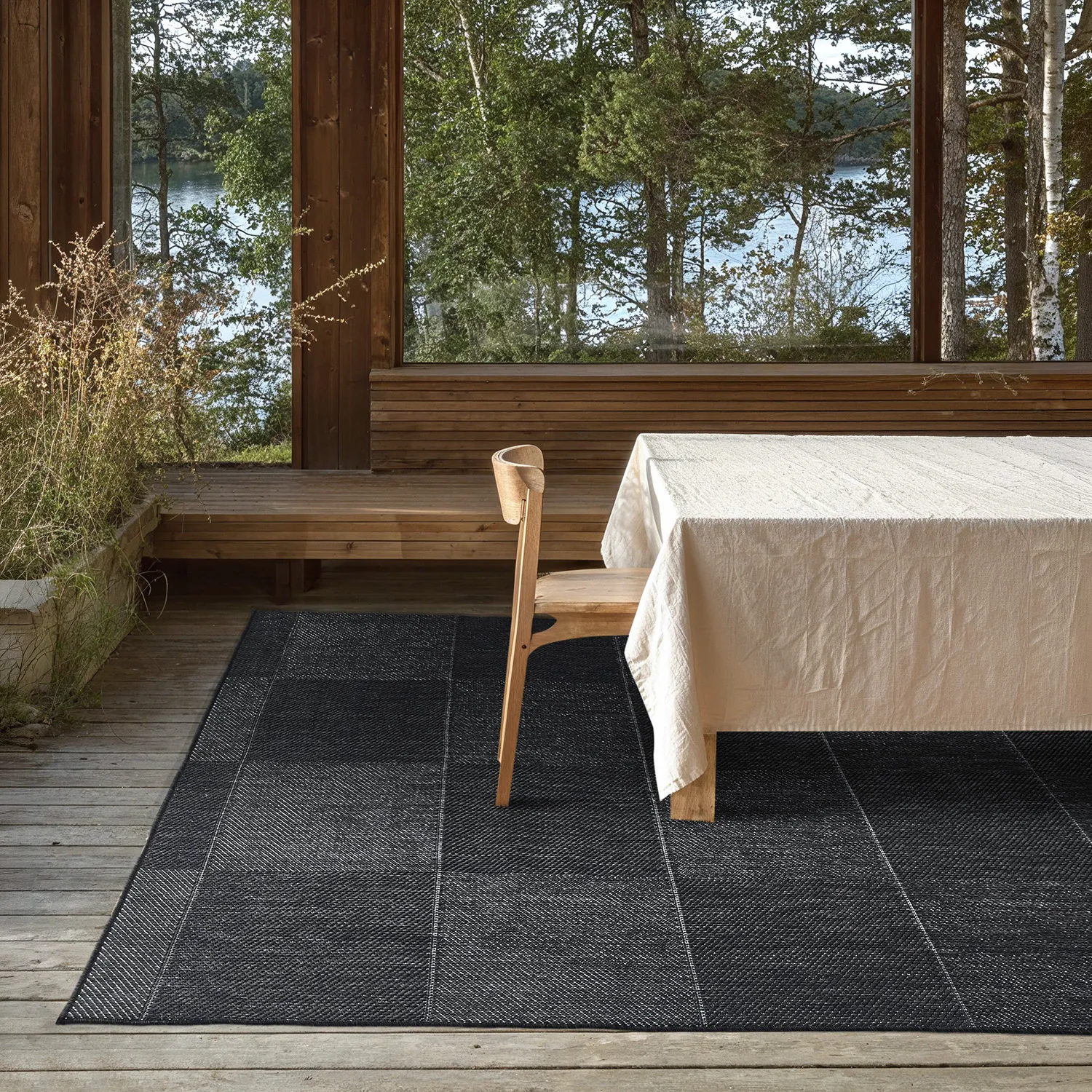 Alfombras de Interior/Exterior - utomhusmatta - Ava (negro)