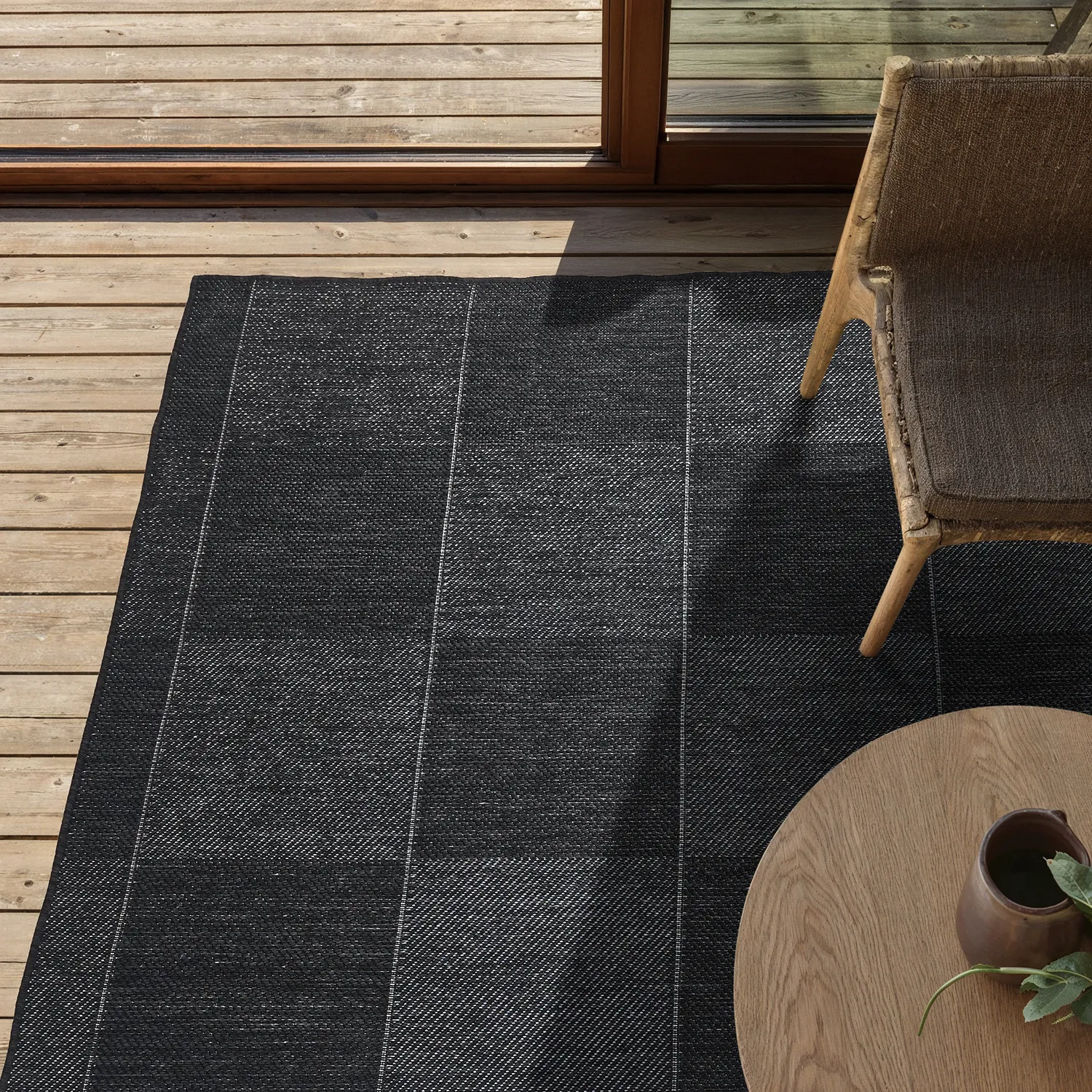Alfombras de Interior/Exterior - utomhusmatta - Ava (negro)