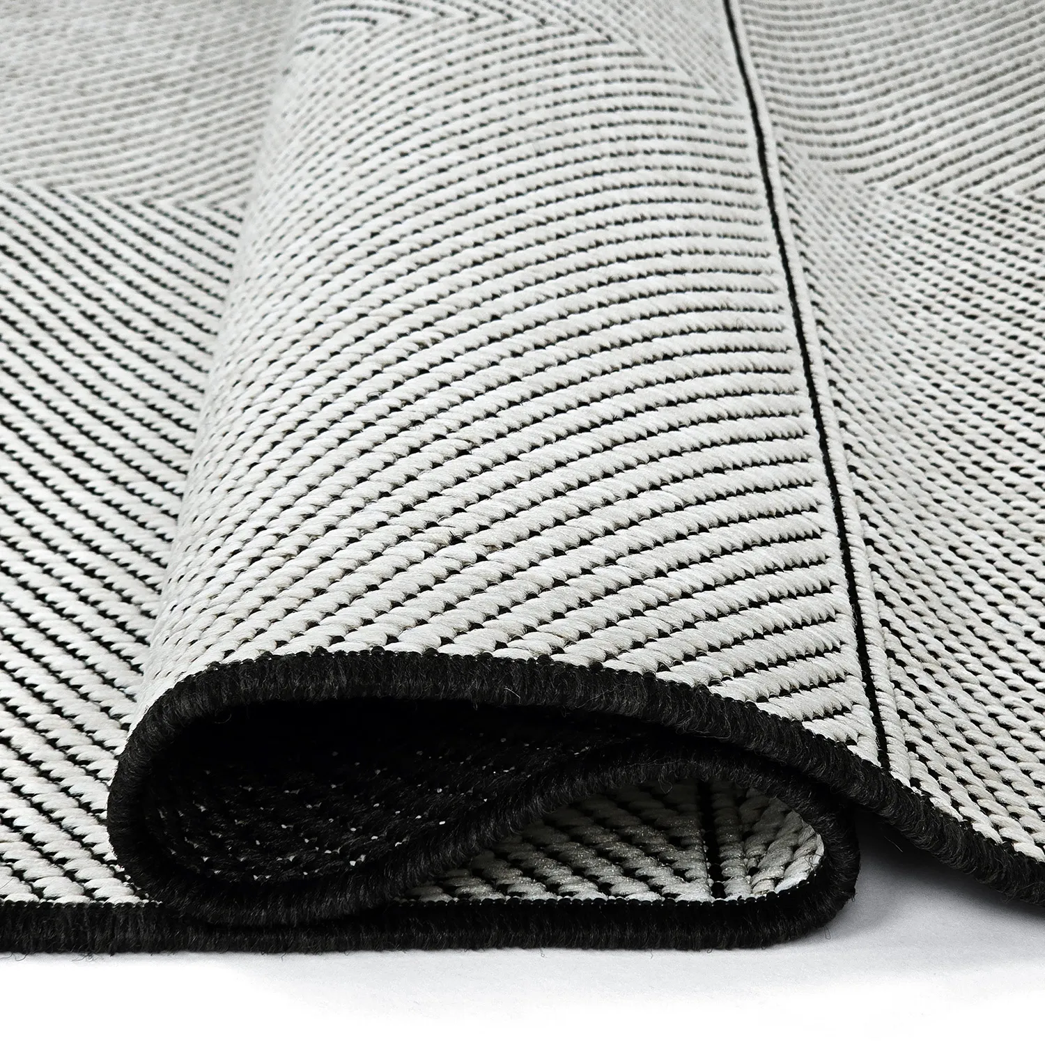 Alfombras de Interior/Exterior - utomhusmatta - Ava (negro)