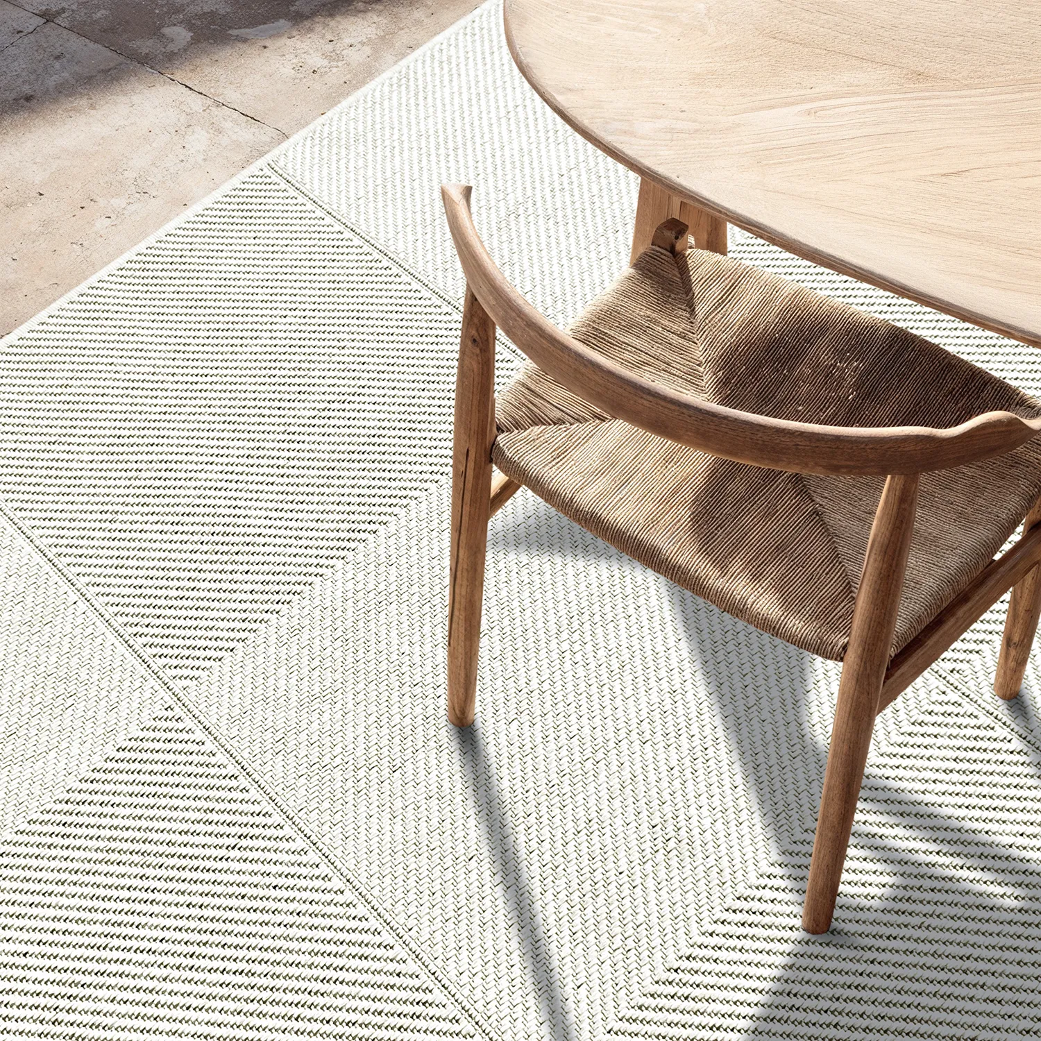 Alfombras de Interior/Exterior - utomhusmatta - Ava (blanco)