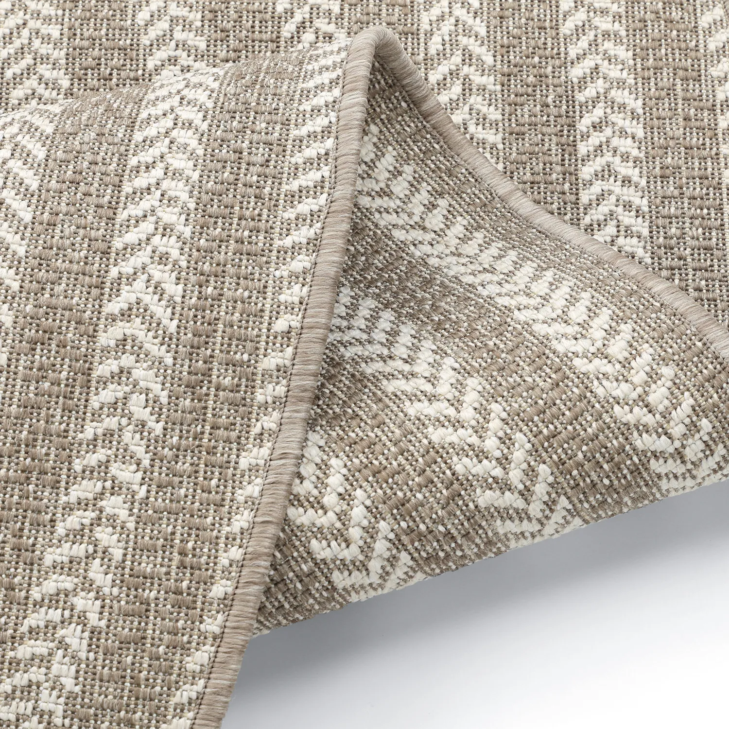 Alfombra ovalada - Indoor/outdoor Leander (beige)