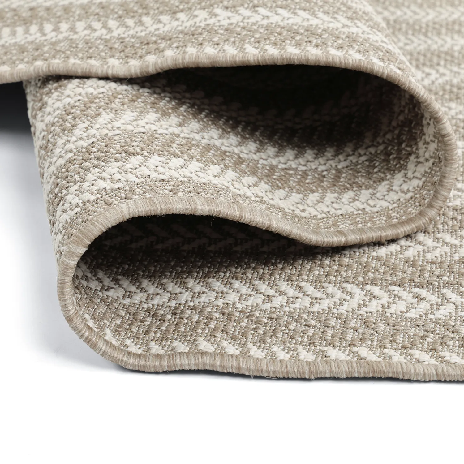 Alfombra ovalada - Indoor/outdoor Leander (beige)
