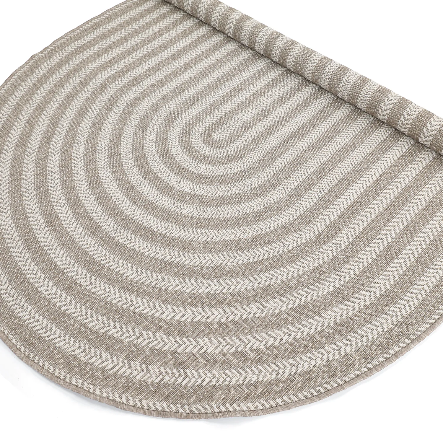 Alfombra ovalada - Indoor/outdoor Leander (beige)