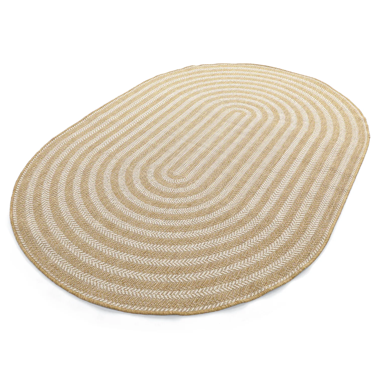 Alfombra ovalada - Indoor/outdoor Leander (naturaleza)