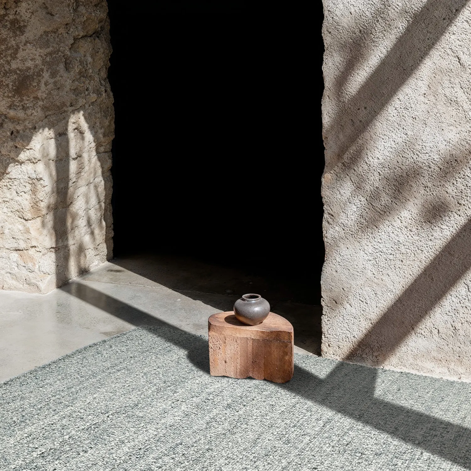 Alfombras de Interior/Exterior - Milford Wool Look (azul claro)