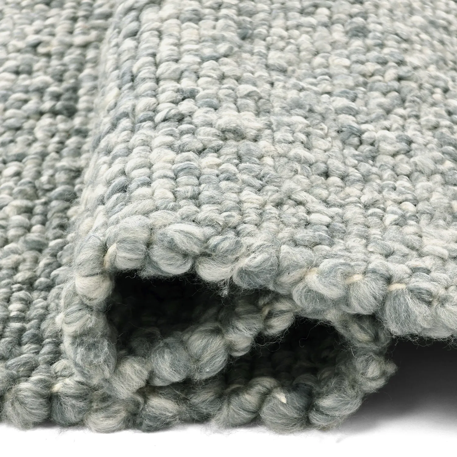 Alfombras de Interior/Exterior - Milford Wool Look (azul claro)