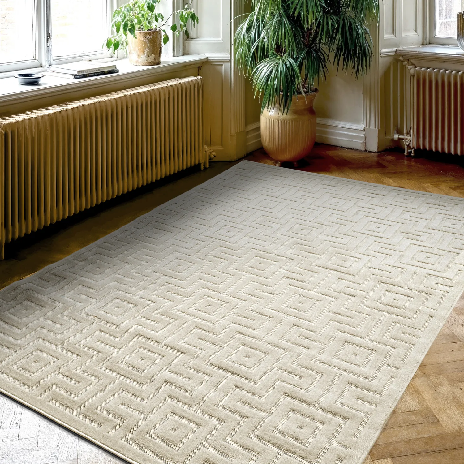 Shaggy Indoor/Outdoor - Oneida (crema)