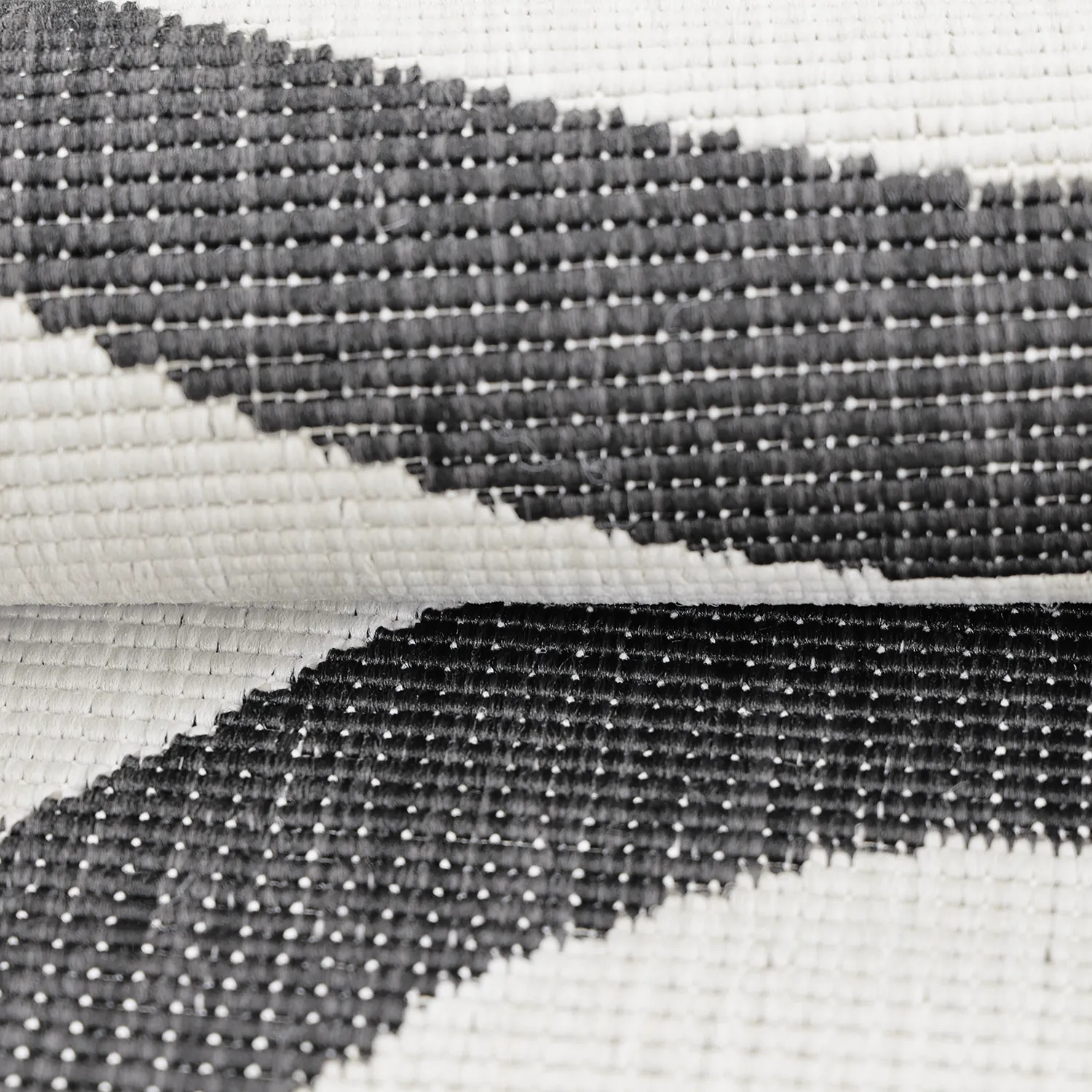 Alfombras de Interior/Exterior - utomhusmatta - Remina (negro/blanco)