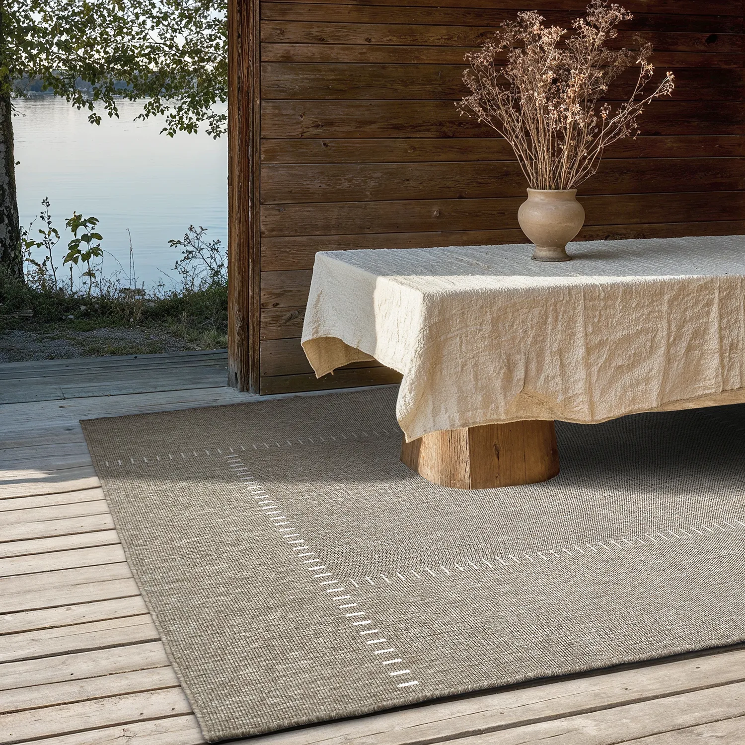 Alfombras de Interior/Exterior - utomhusmatta - Rhea (beige)