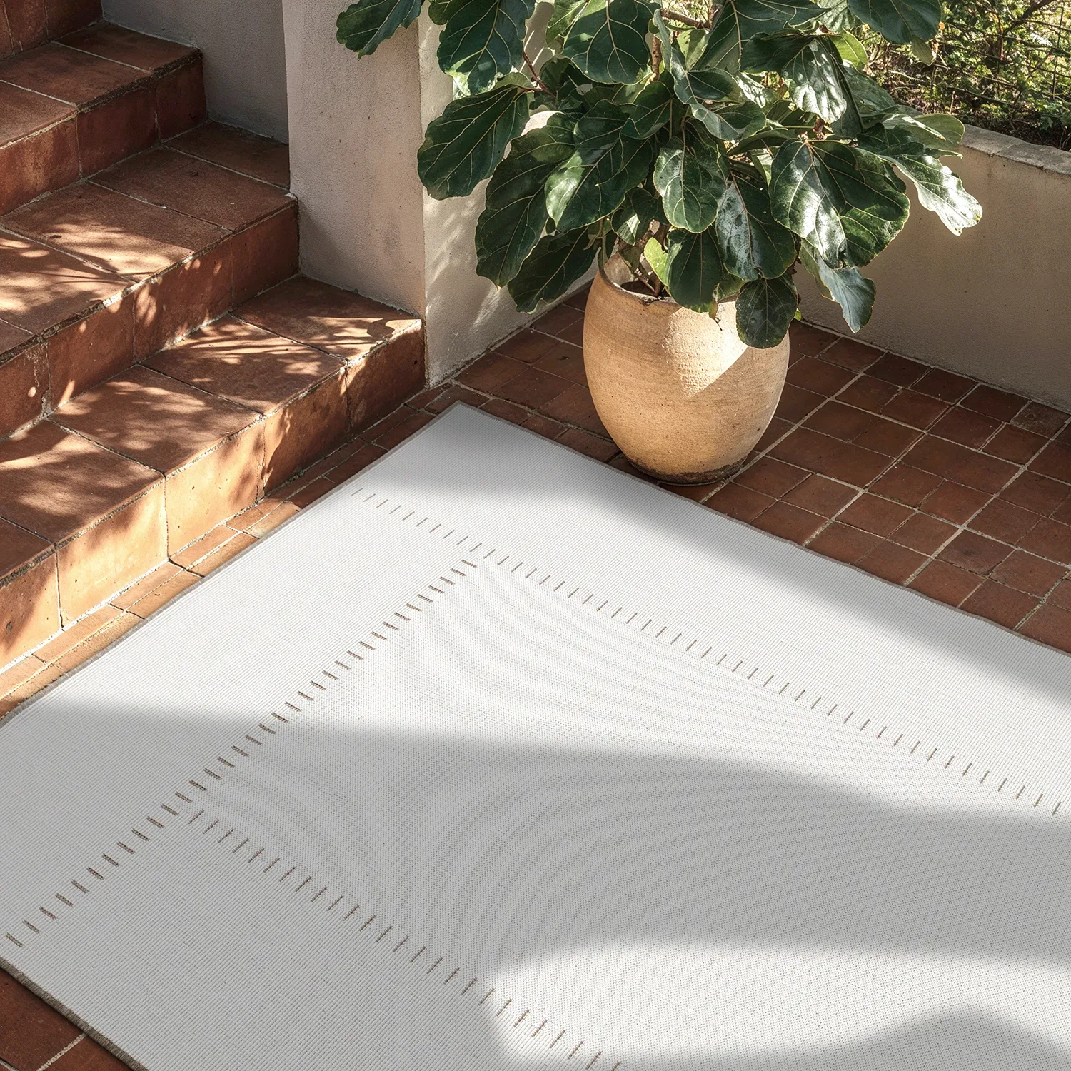 Alfombras de Interior/Exterior - utomhusmatta - Rhea (beige)
