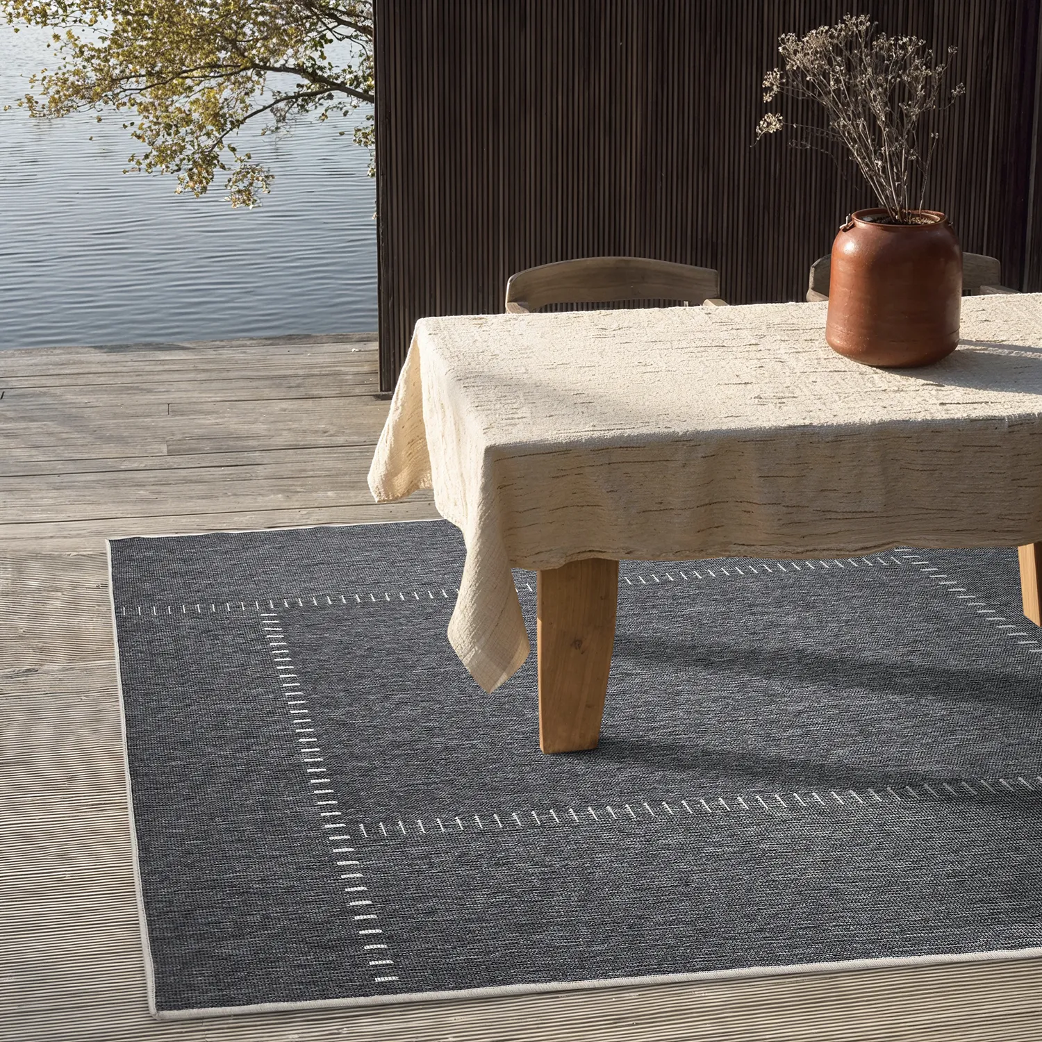 Alfombras de Interior/Exterior - utomhusmatta - Rhea (blanco)