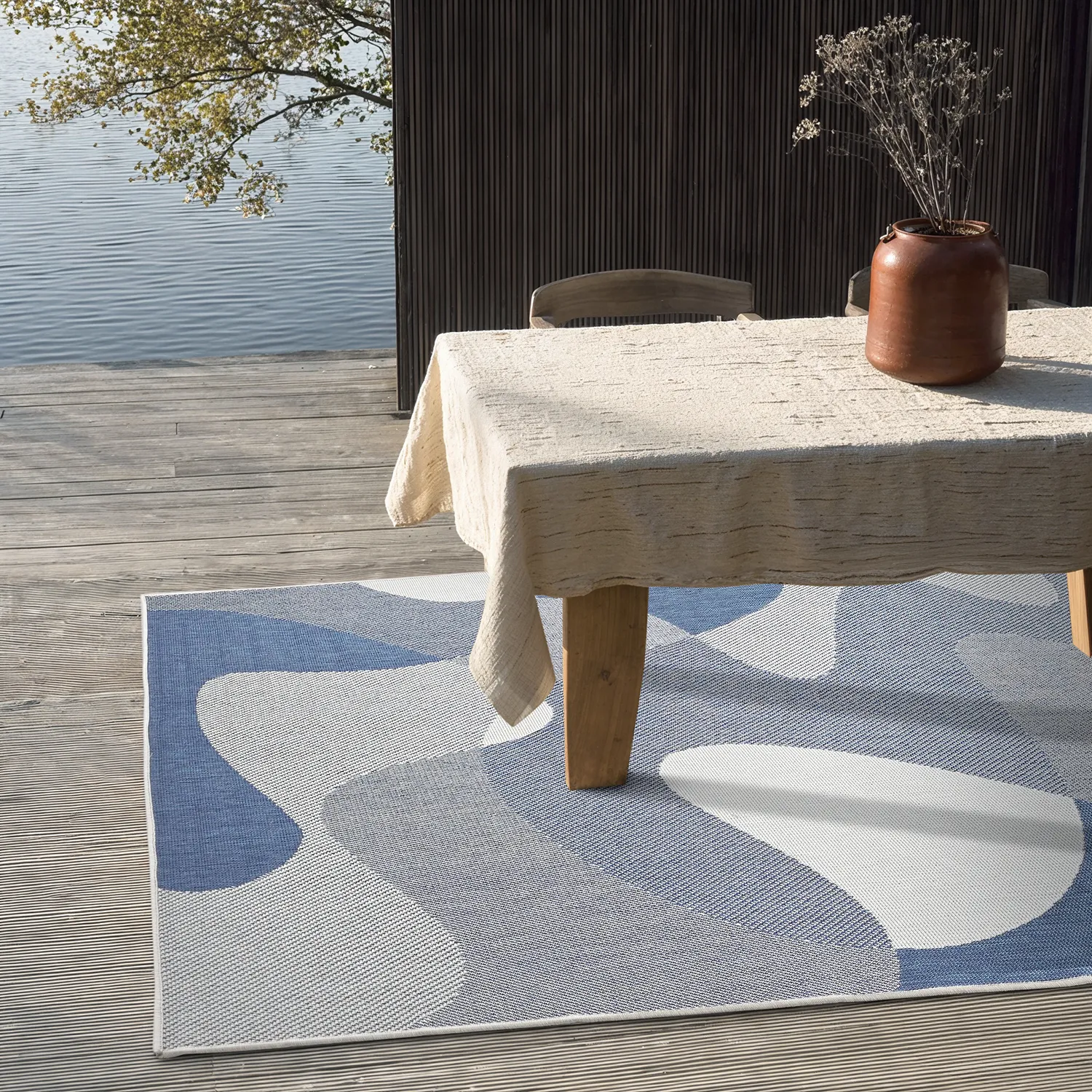 Alfombras de Interior/Exterior - utomhusmatta - Somerville (azul)