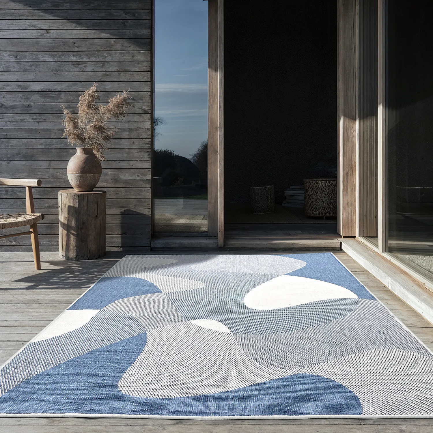 Alfombras de Interior/Exterior - utomhusmatta - Somerville (azul)