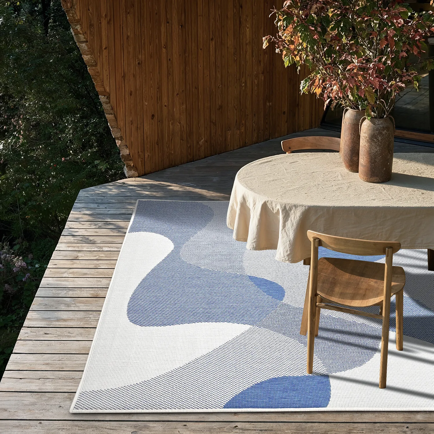Alfombras de Interior/Exterior - utomhusmatta - Somerville (azul)