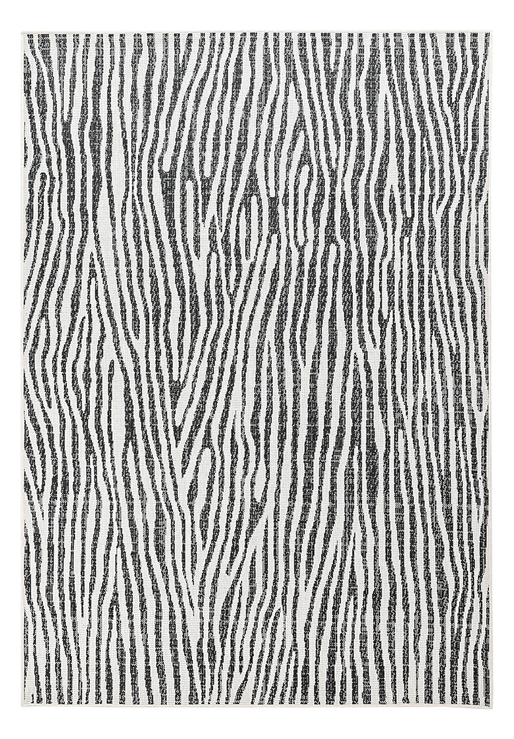 Alfombras de Interior/Exterior - utomhusmatta - Vaura (negro/blanco)