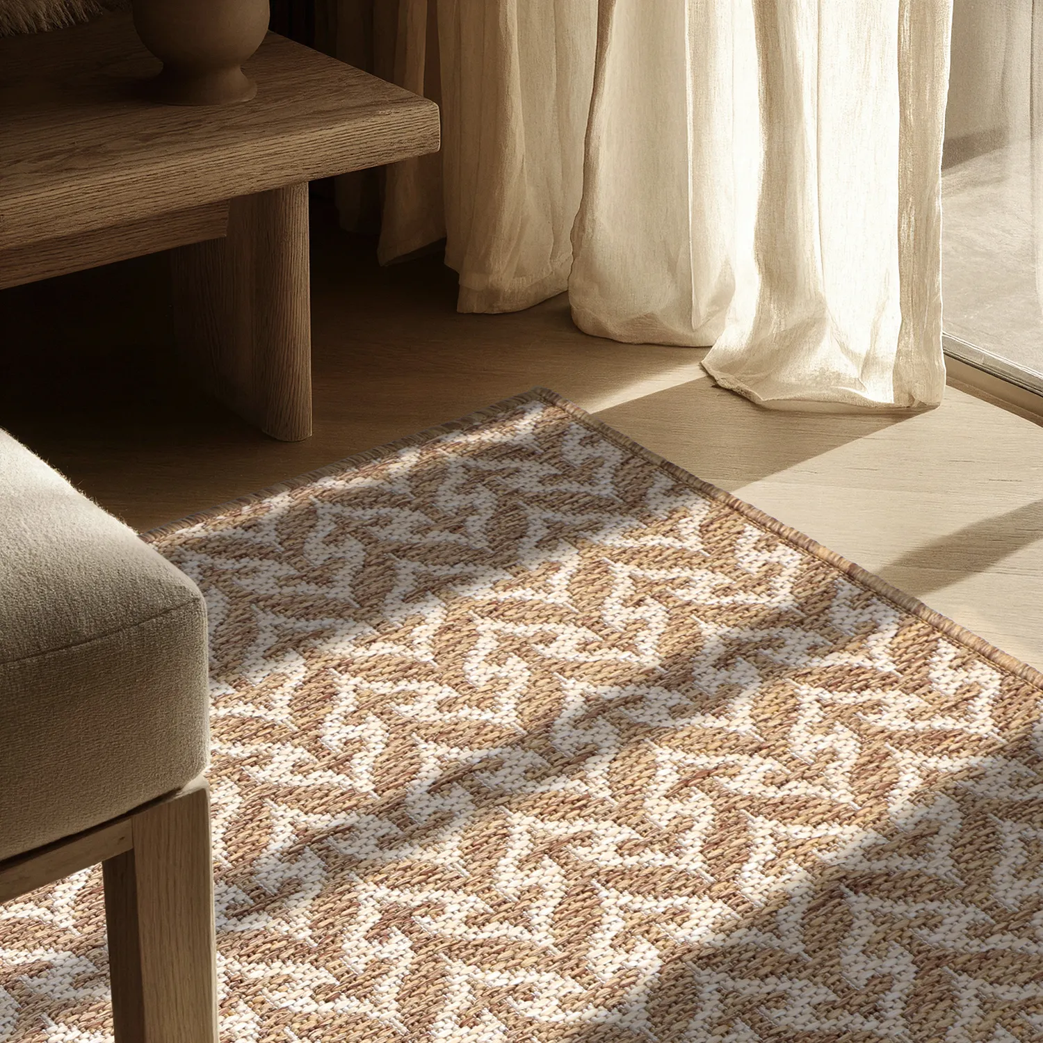 Alfombras de Interior/Exterior - Sfax (marrón)