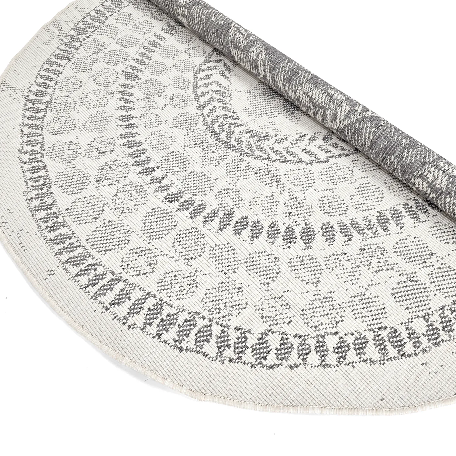 Alfombras redondeadas - Indoor/Outdoor Malcolm (gris)