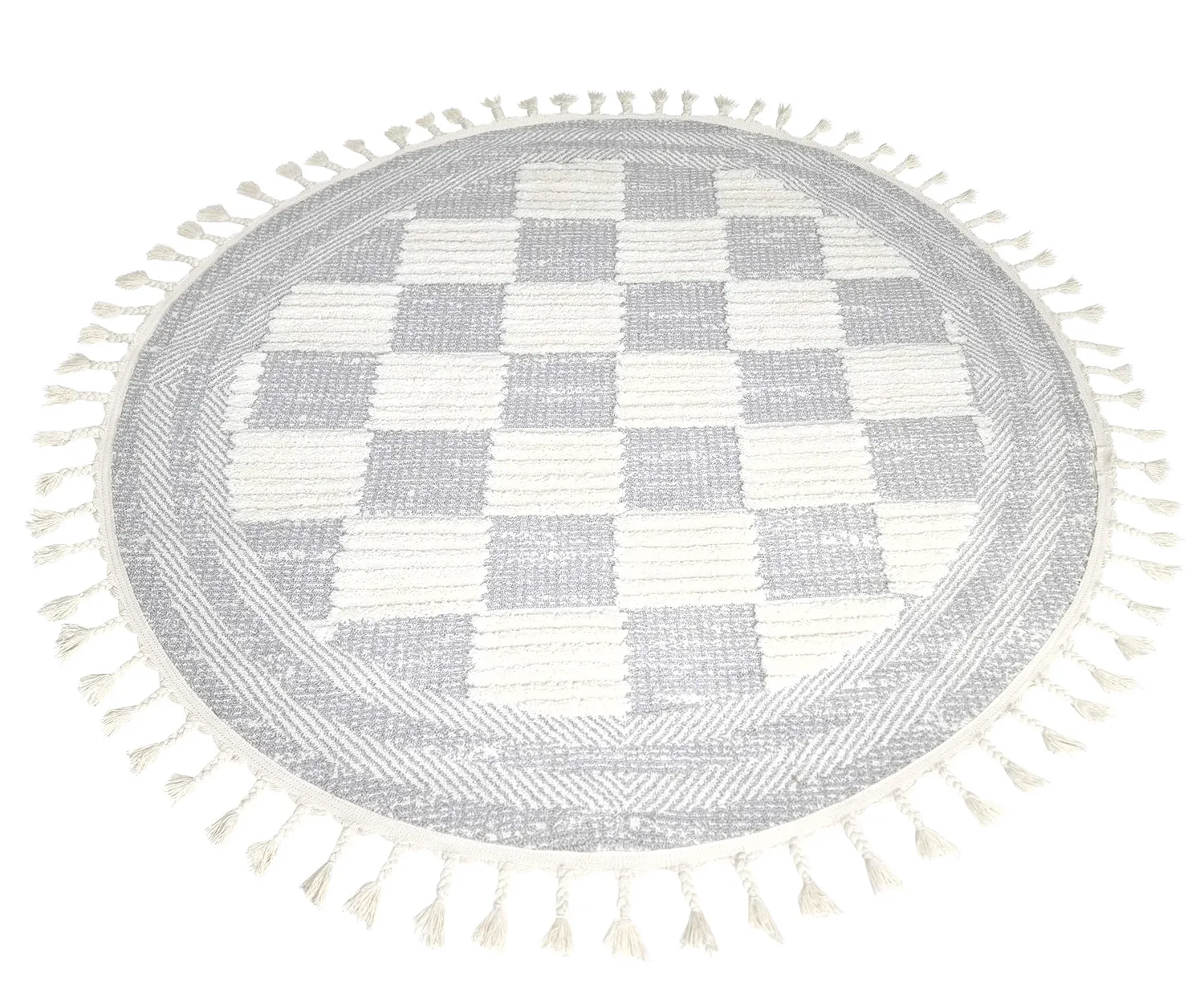 Alfombras redondeadas - Austin (gris/offwhite)