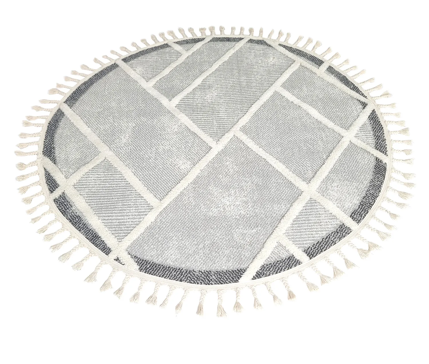 Alfombras redondeadas - Boston (gris)