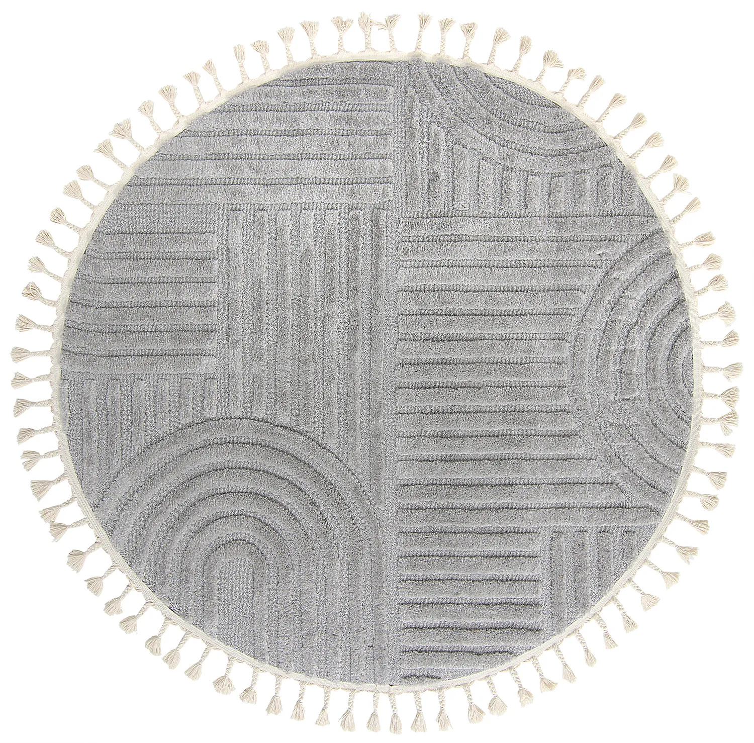 Alfombras redondeadas - Campbell (gris)