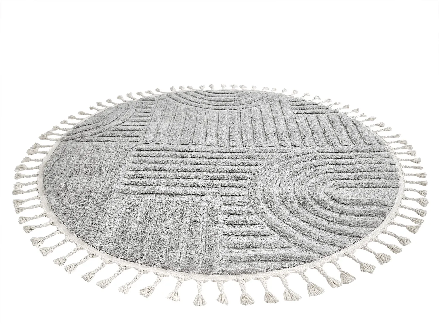 Alfombras redondeadas - Campbell (gris)