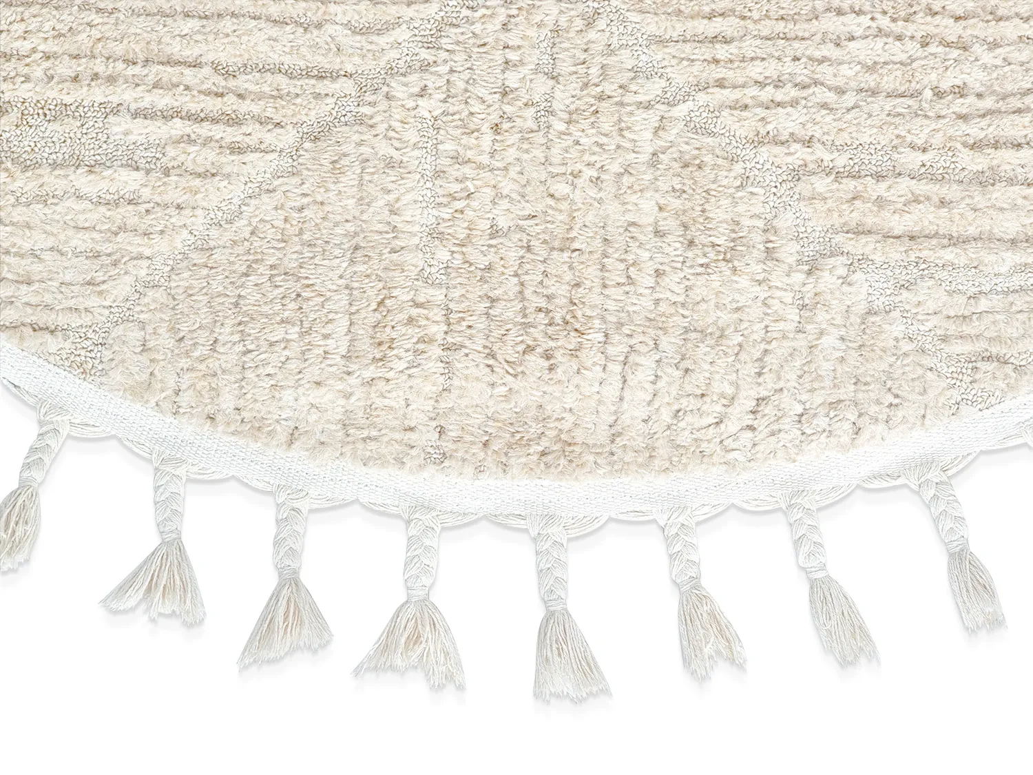 Alfombras redondeadas - Dallas (beige)