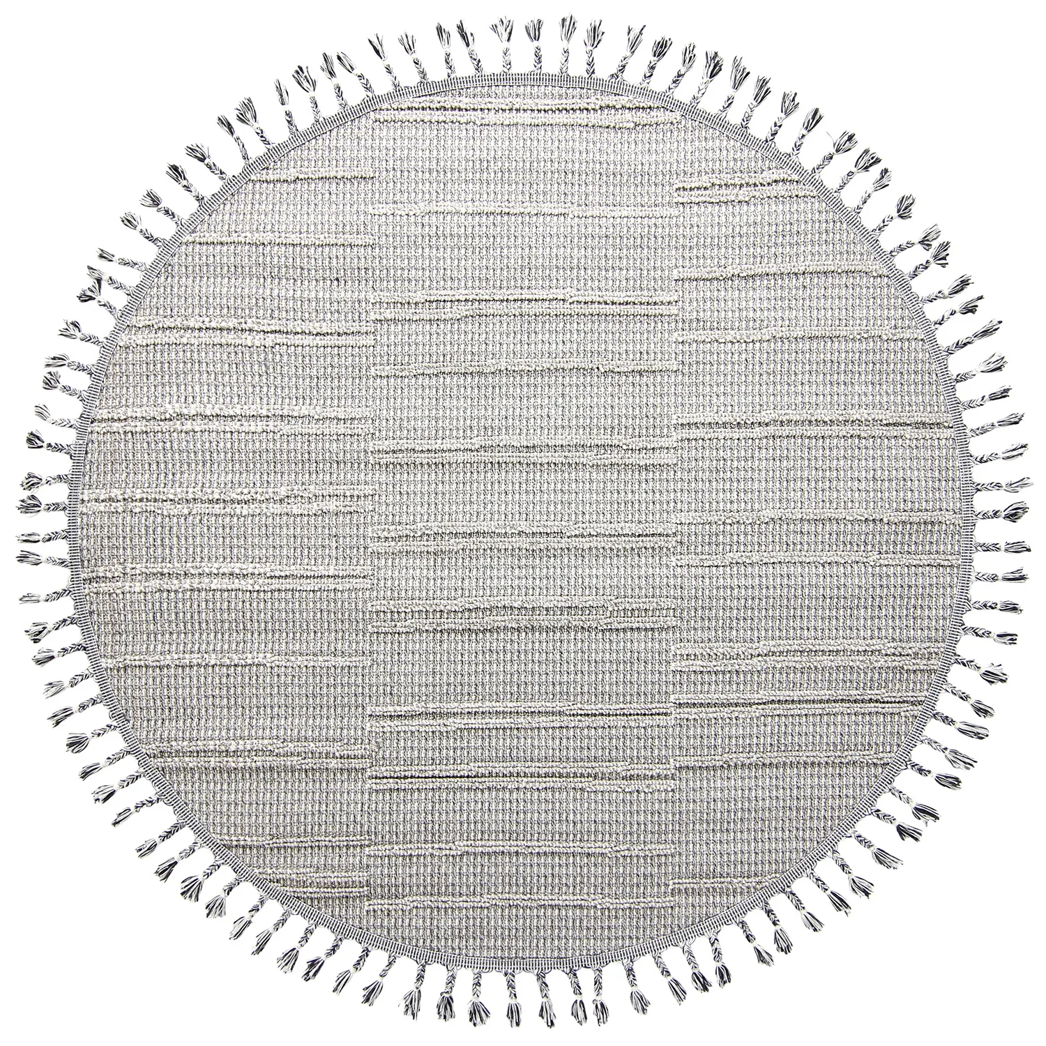 Alfombras redondeadas - Indoor/Outdoor Paz (gris)