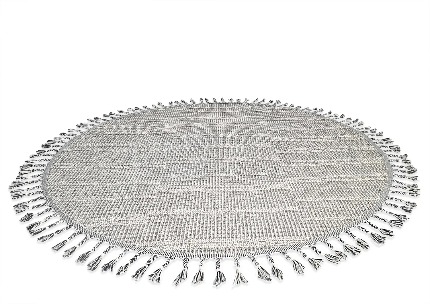 Alfombras redondeadas - Indoor/Outdoor Paz (gris)