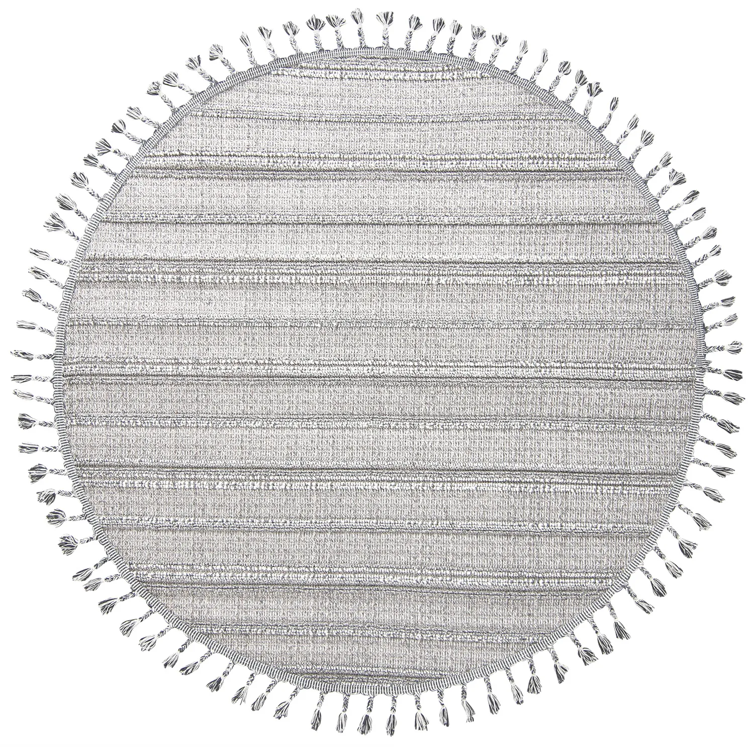 Alfombras redondeadas - Indoor/Outdoor Sofia (gris/azul)
