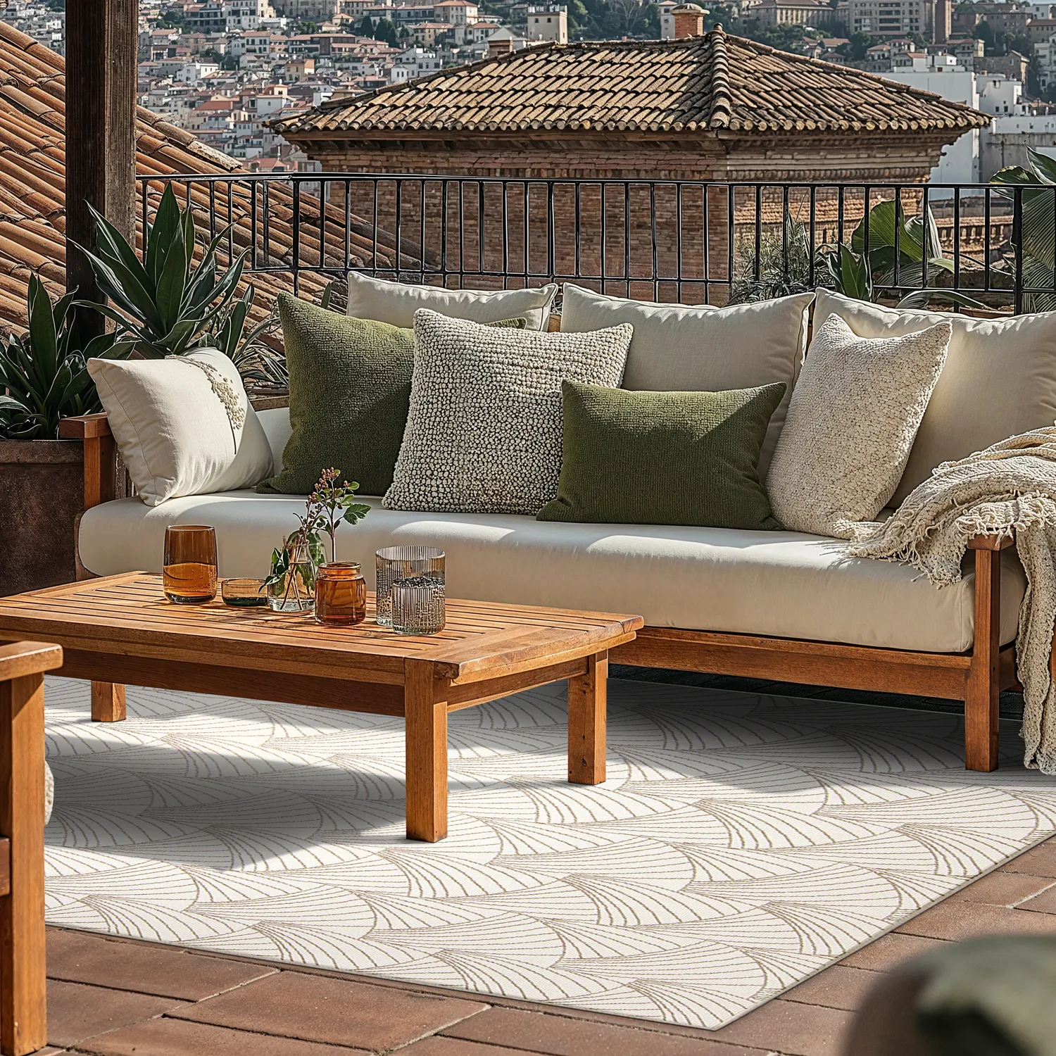Alfombras de Interior/Exterior - Beau (beige)