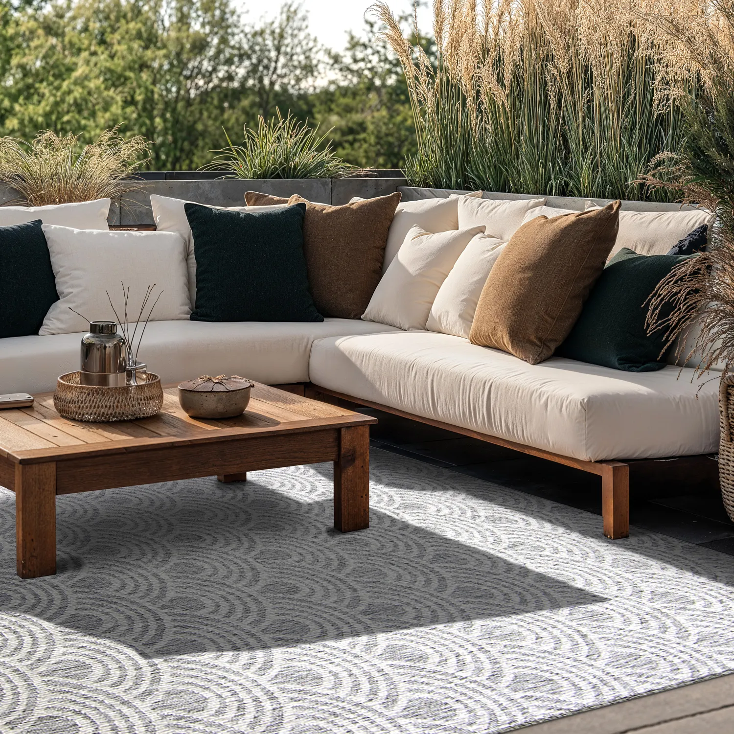 Alfombras de Interior/Exterior - Odin (gris)