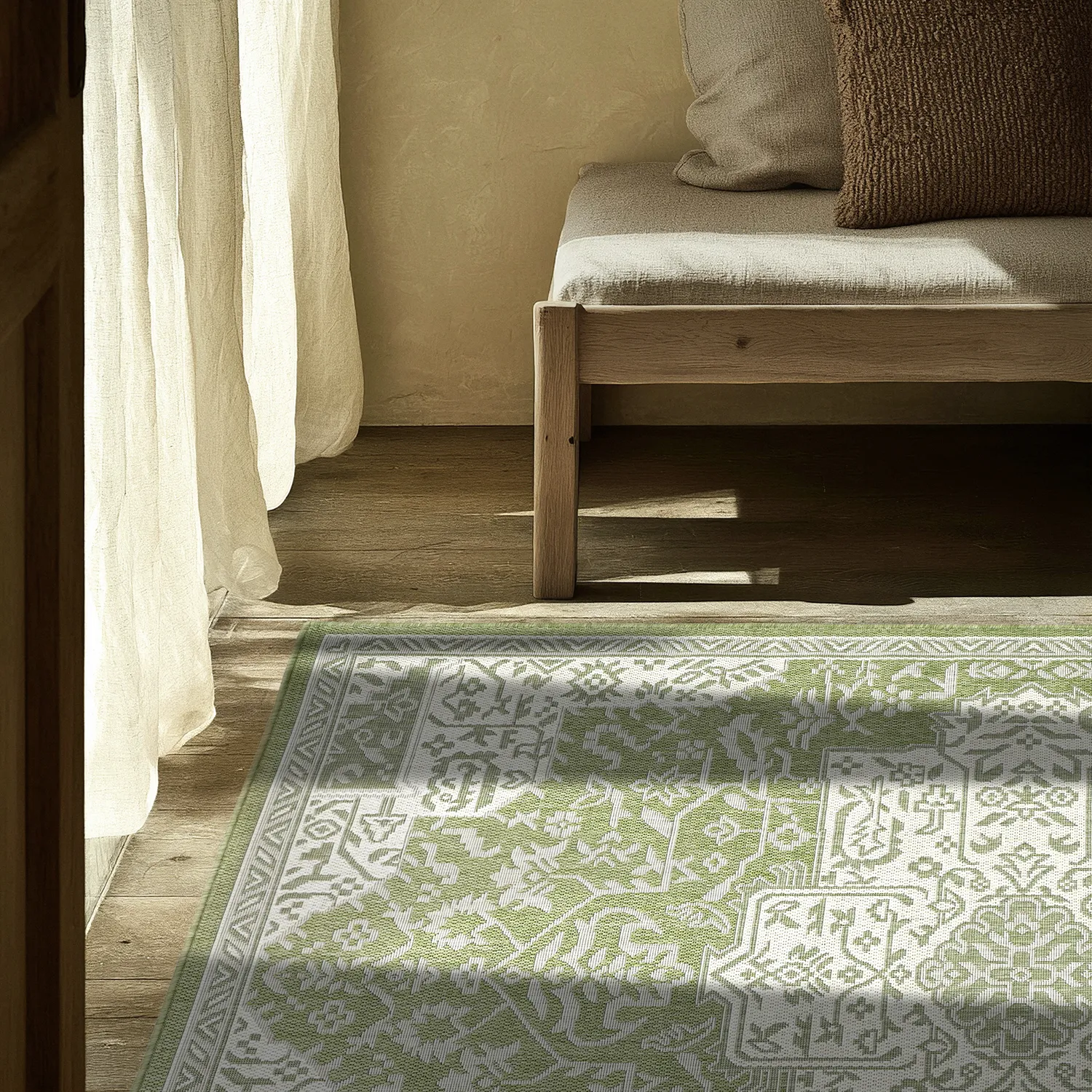 Alfombras de Interior/Exterior - Dhamar (verde)