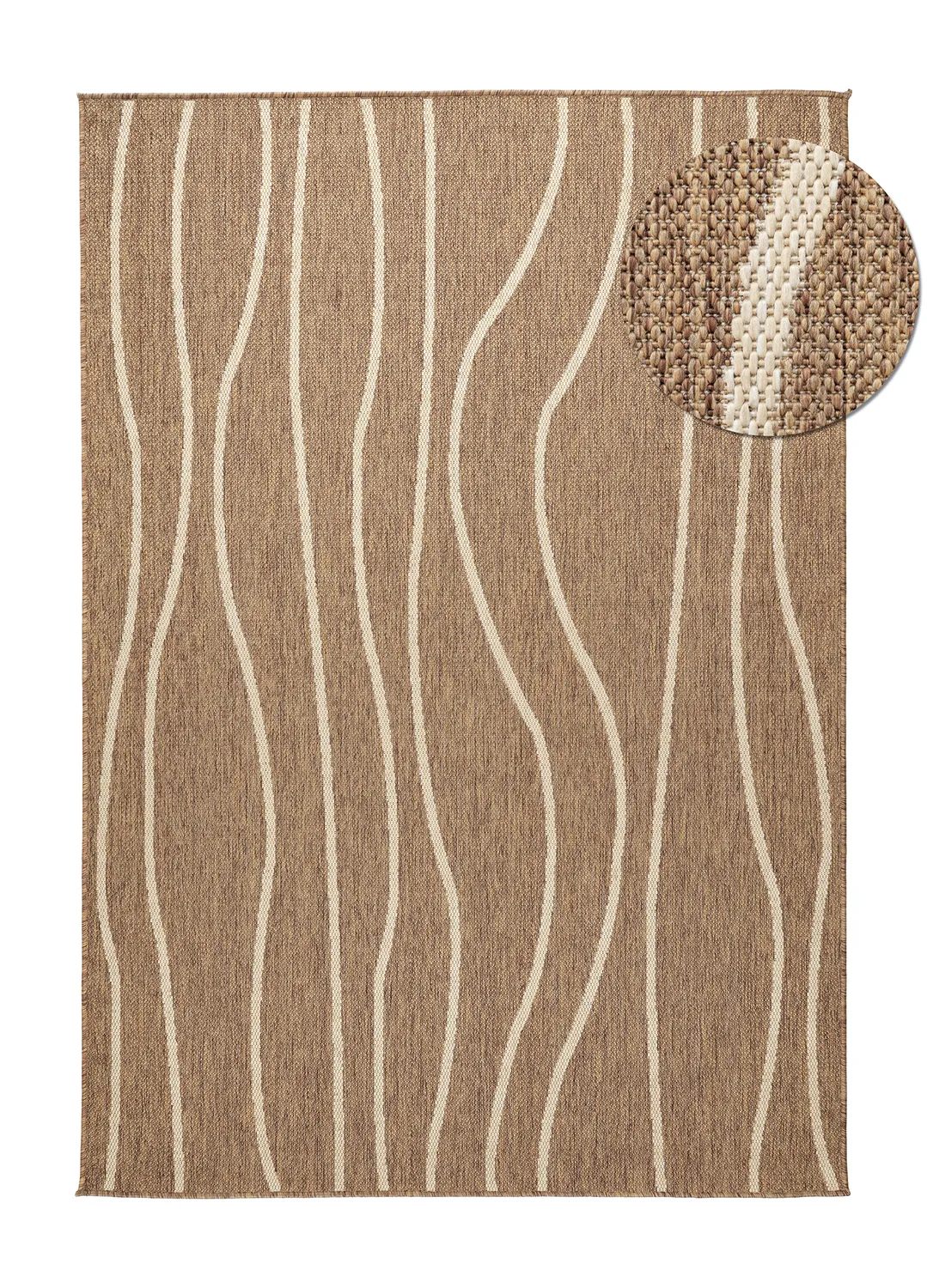 Alfombras de Interior/Exterior - Djerba (marrón)