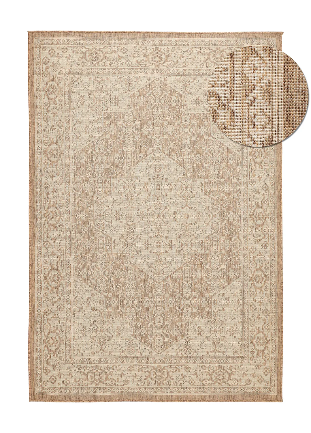 Alfombras de Interior/Exterior - Mekele (marrón)