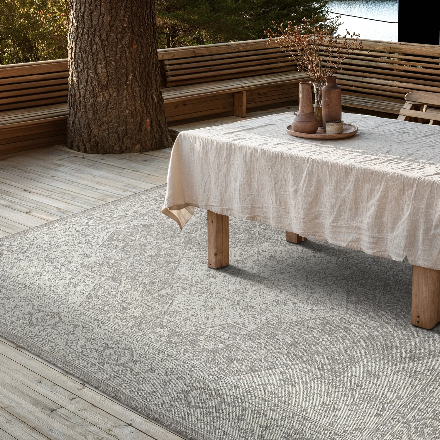 Alfombras de Interior/Exterior - Mekele (taupe)