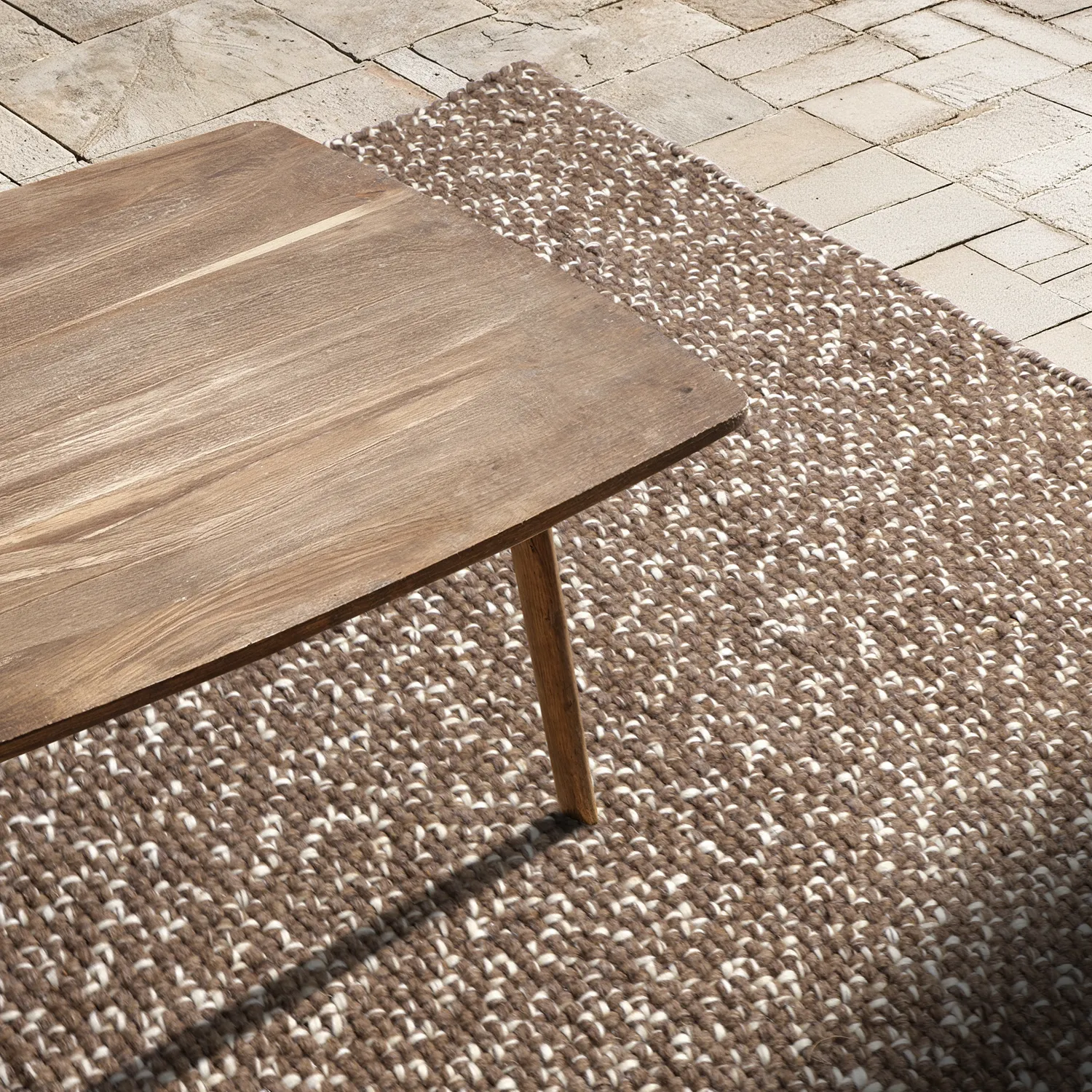 Alfombras de Interior/Exterior - Orta Wool Look (marrón)