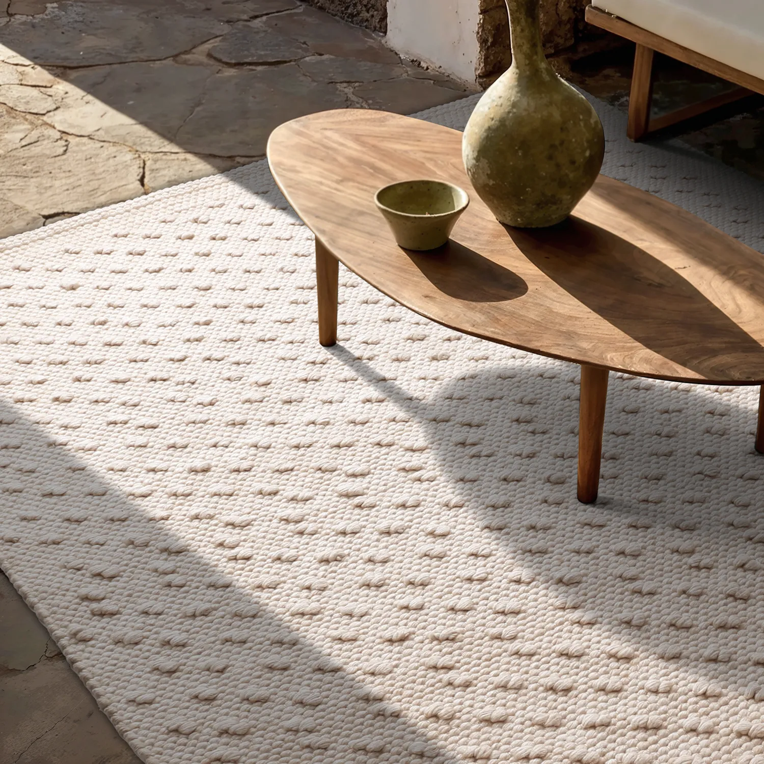 Alfombras de Interior/Exterior - Todi Wool Look (crema)