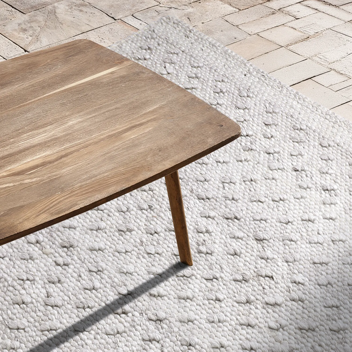 Alfombras de Interior/Exterior - Todi Wool Look (gris/beige)