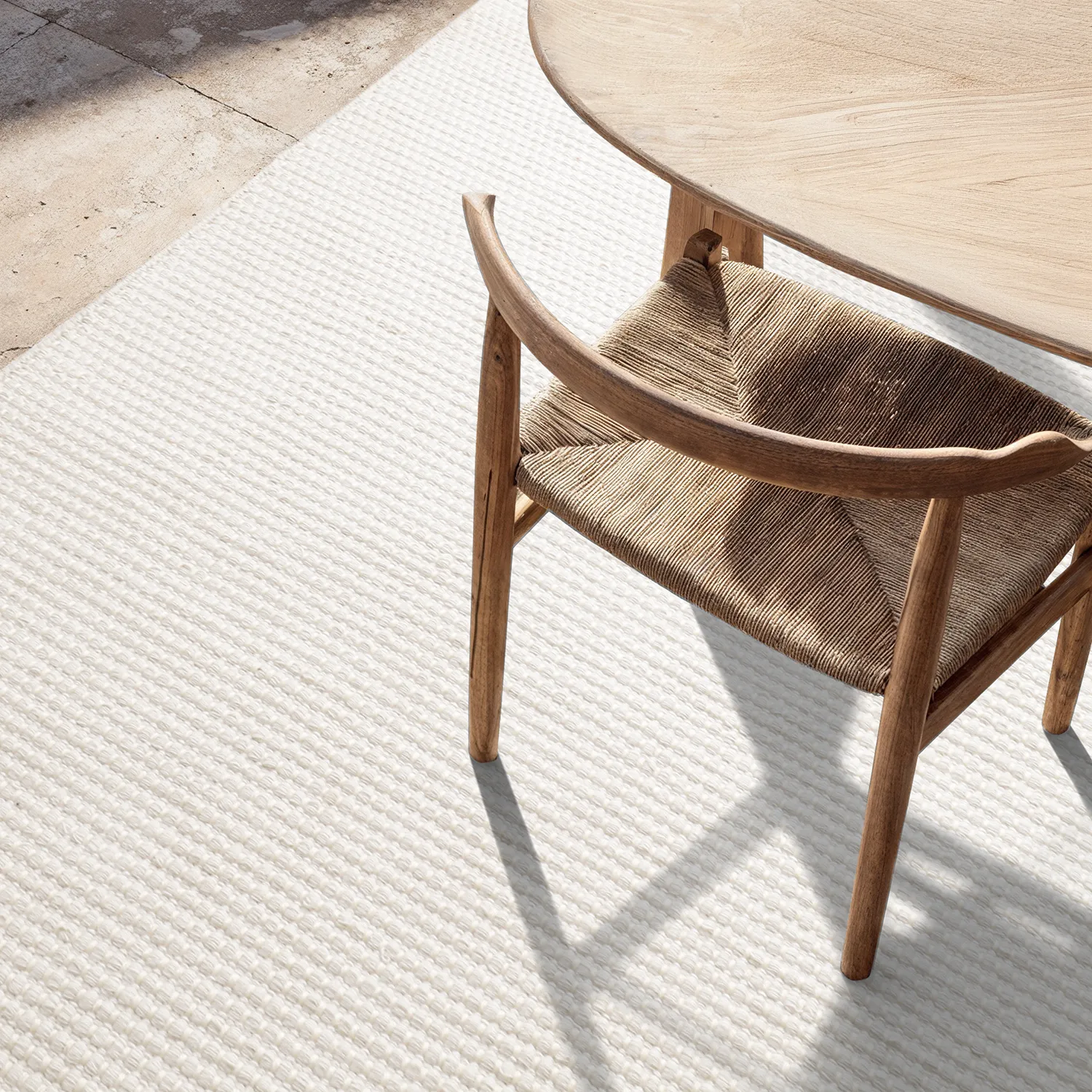 Alfombras de Interior/Exterior - Coastal Wool Look (crema)