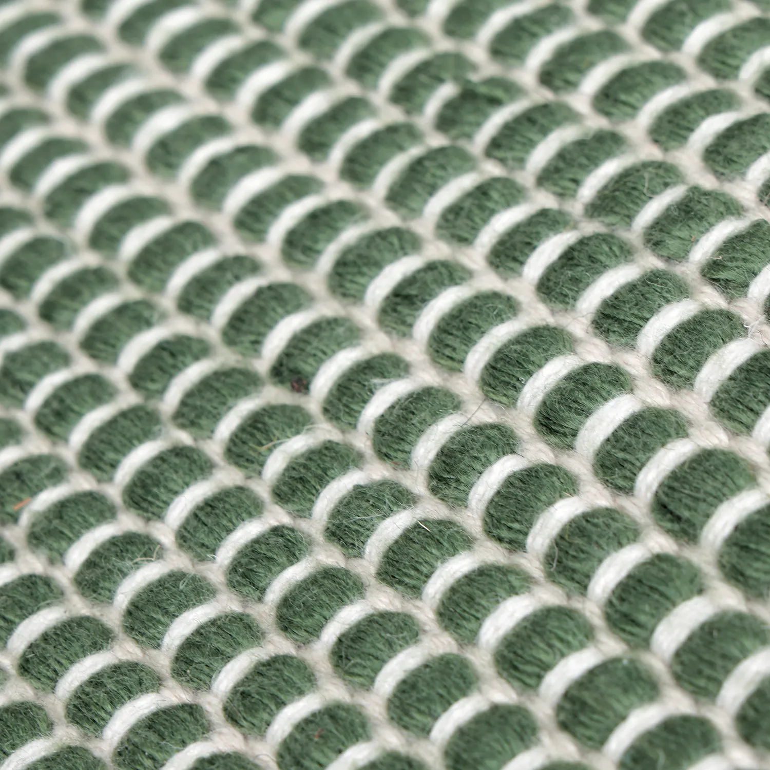 Alfombras de Interior/Exterior - Coastal Wool Look (verde/blanco)