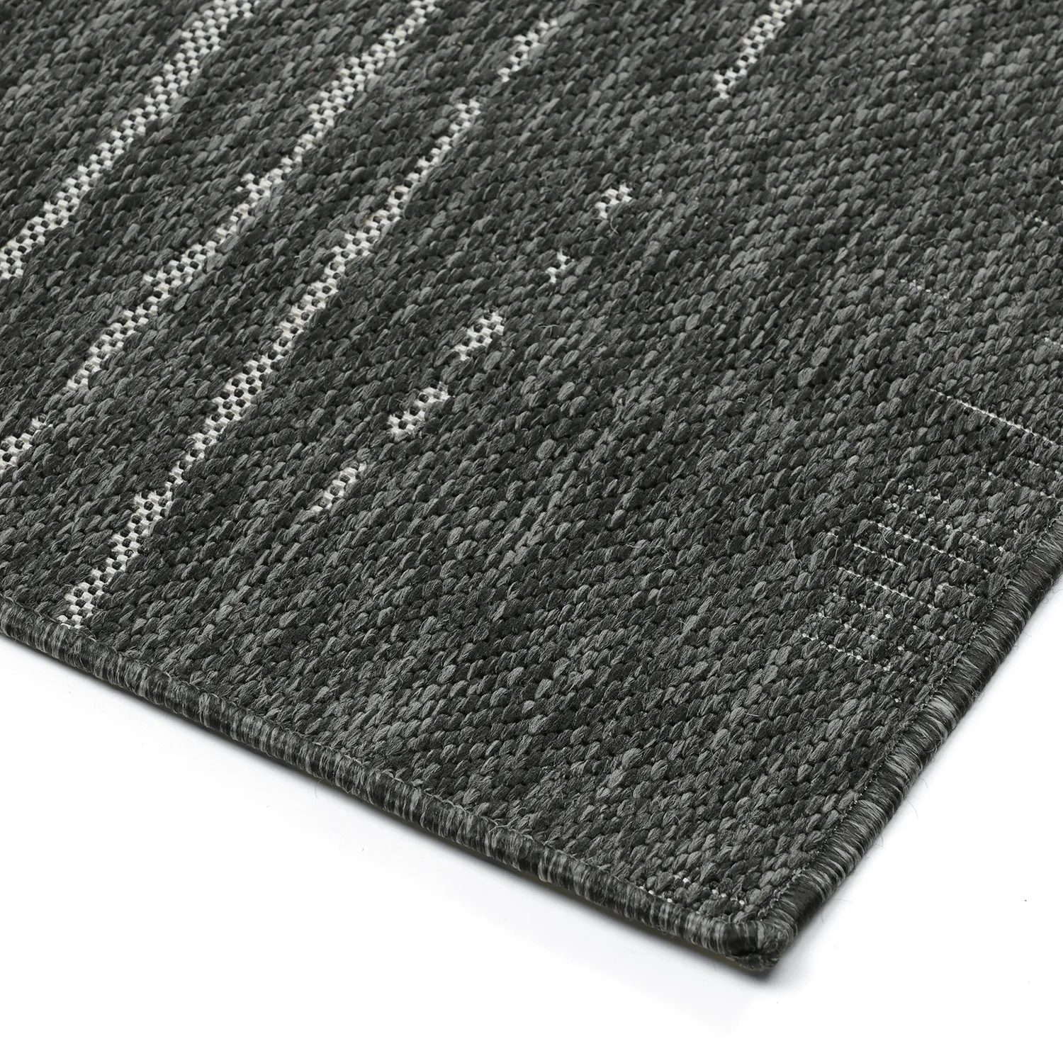 Alfombras de Interior/Exterior - Ragusa (negro/crema)
