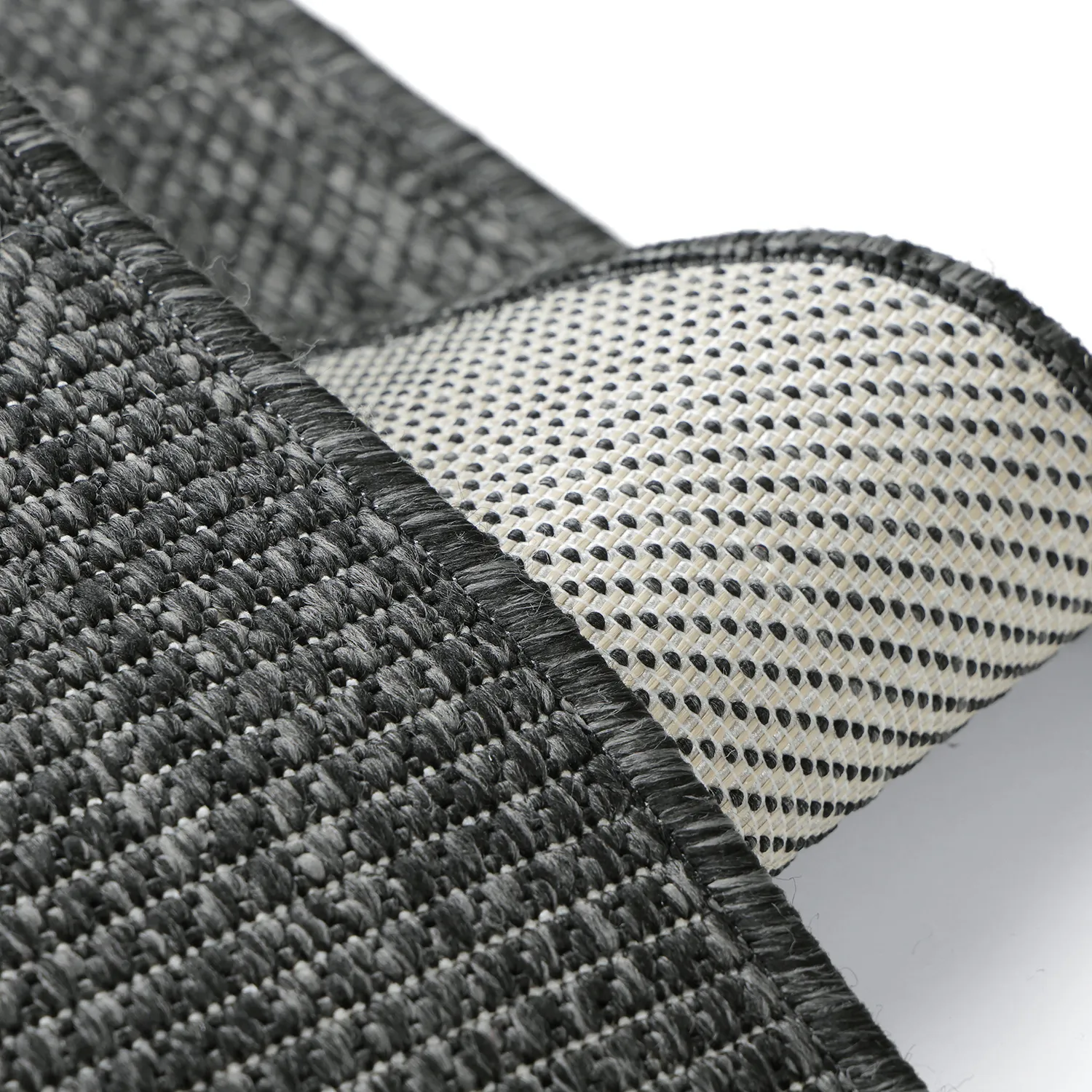 Alfombras de Interior/Exterior - Ragusa (negro/crema)