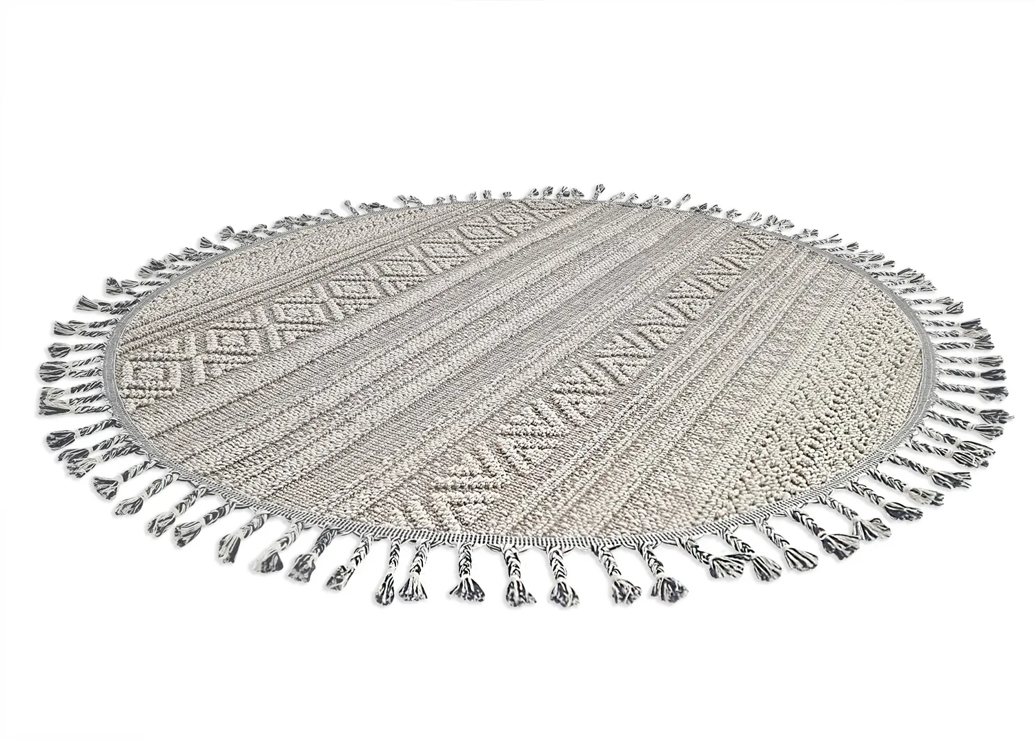 Alfombras redondeadas - Indoor/Outdoor Athena (gris)