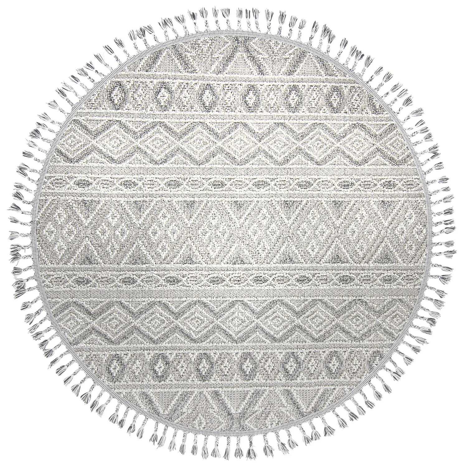 Alfombras redondeadas - Indoor/Outdoor Holland (gris)