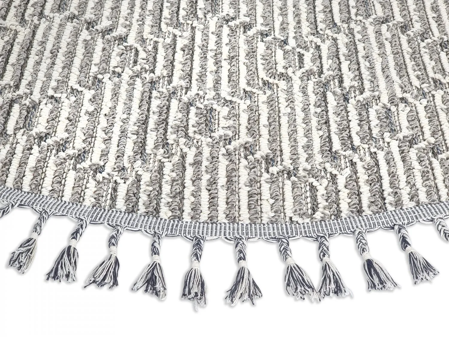 Alfombras redondeadas - Indoor/Outdoor Jordan (gris)