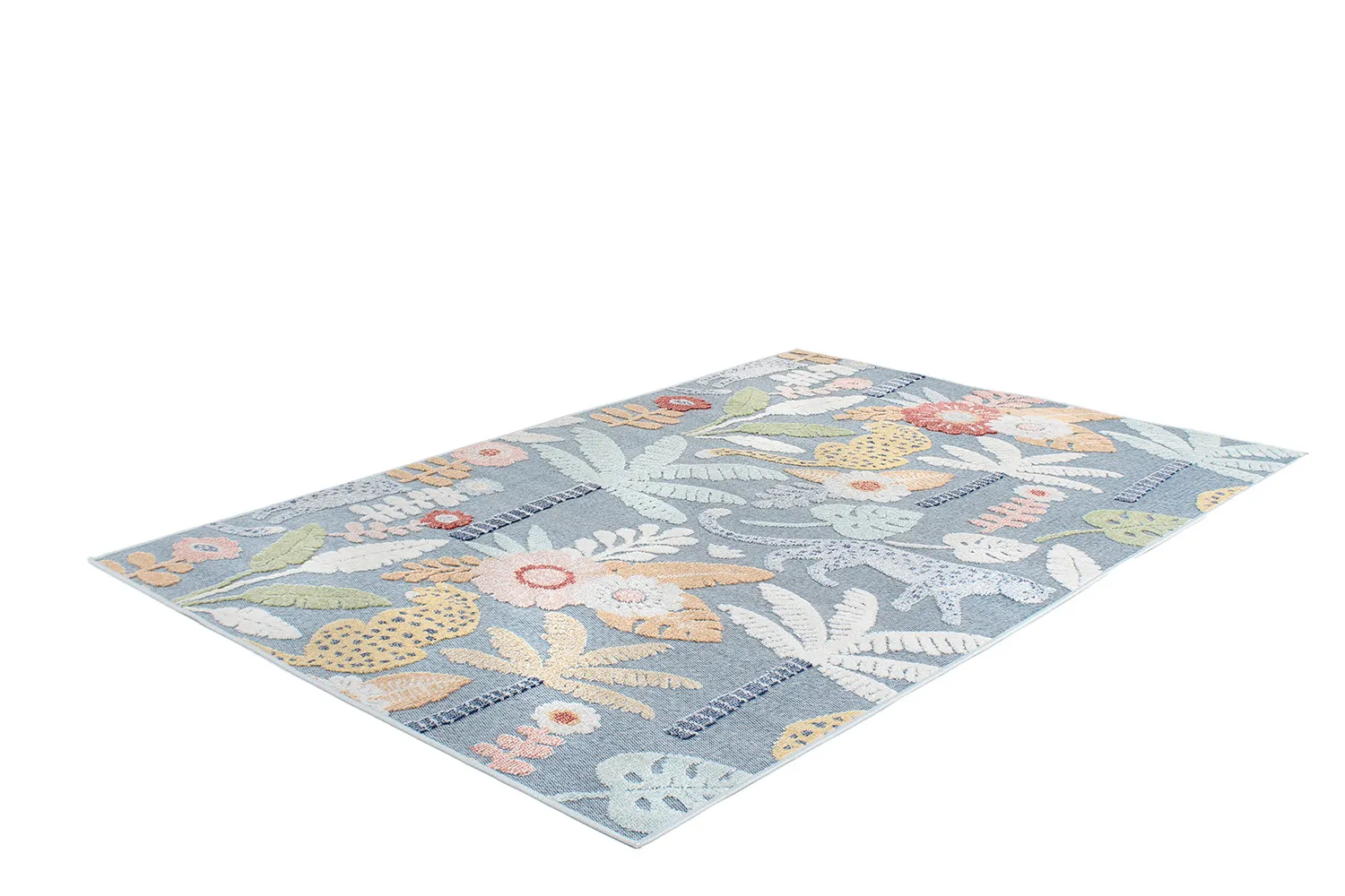 Alfombras de Interior/Exterior - Rhodes (azul/multi)