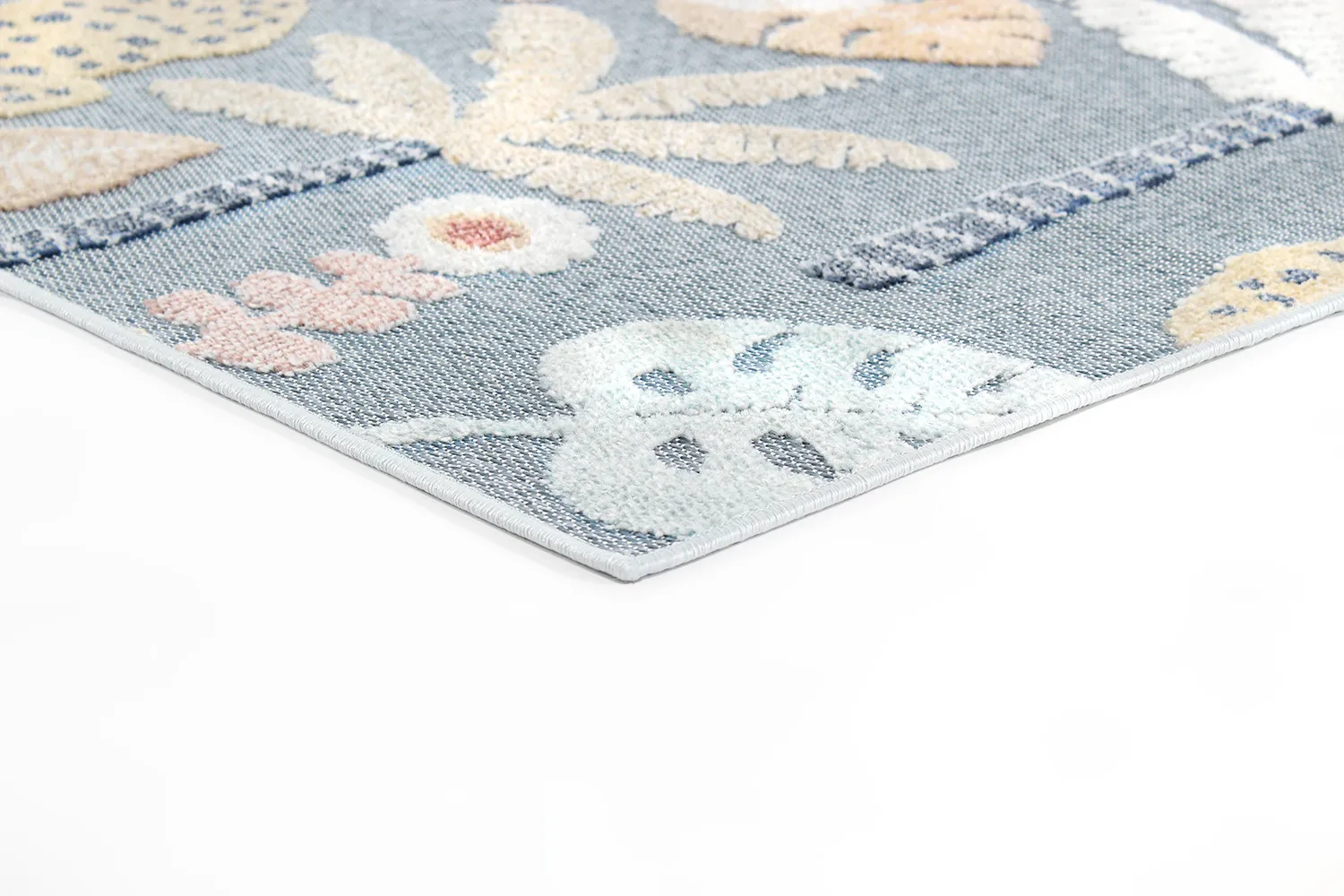 Alfombras de Interior/Exterior - Rhodes (azul/multi)