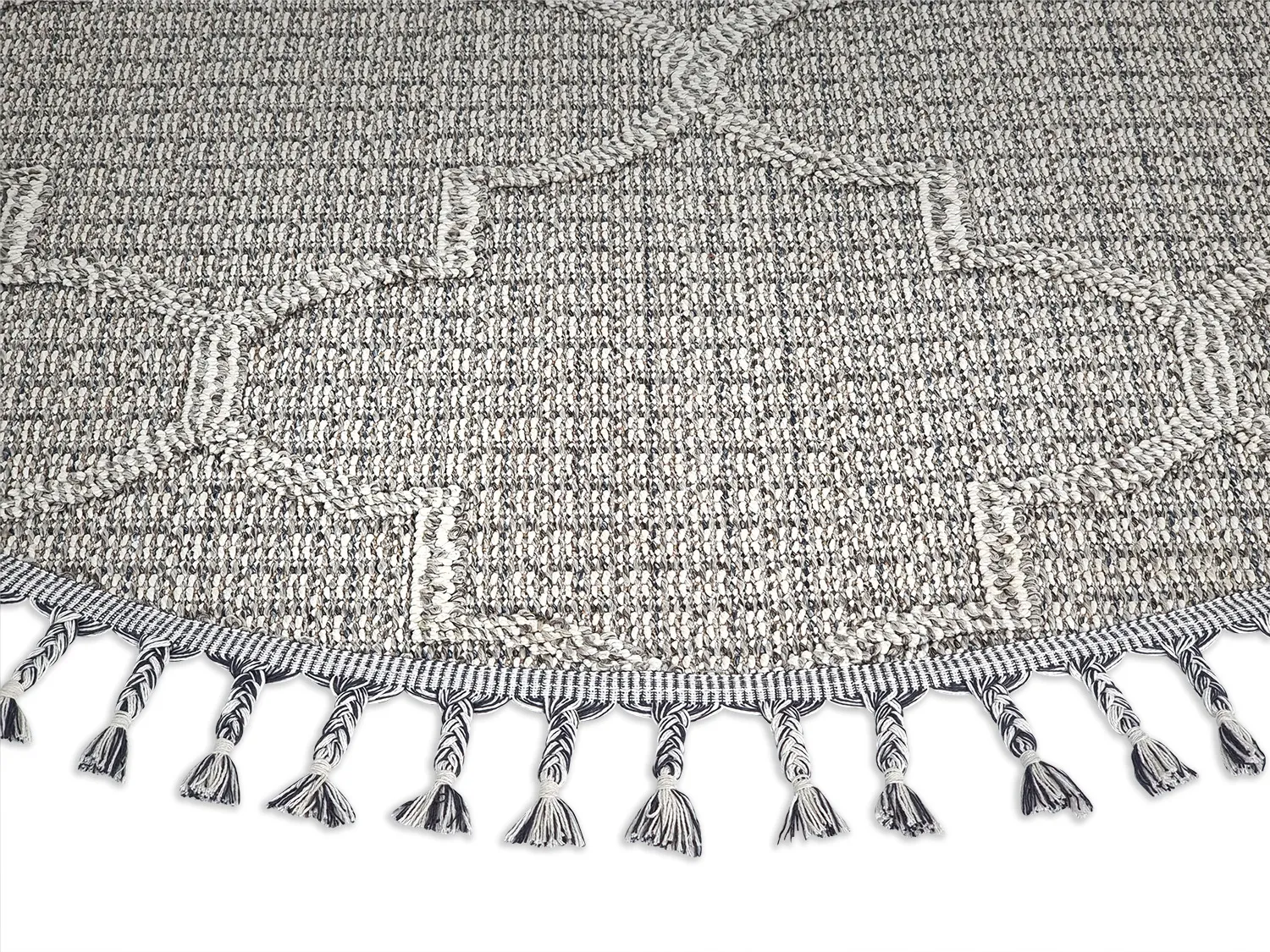 Alfombras redondeadas - Indoor/Outdoor Santos (gris)