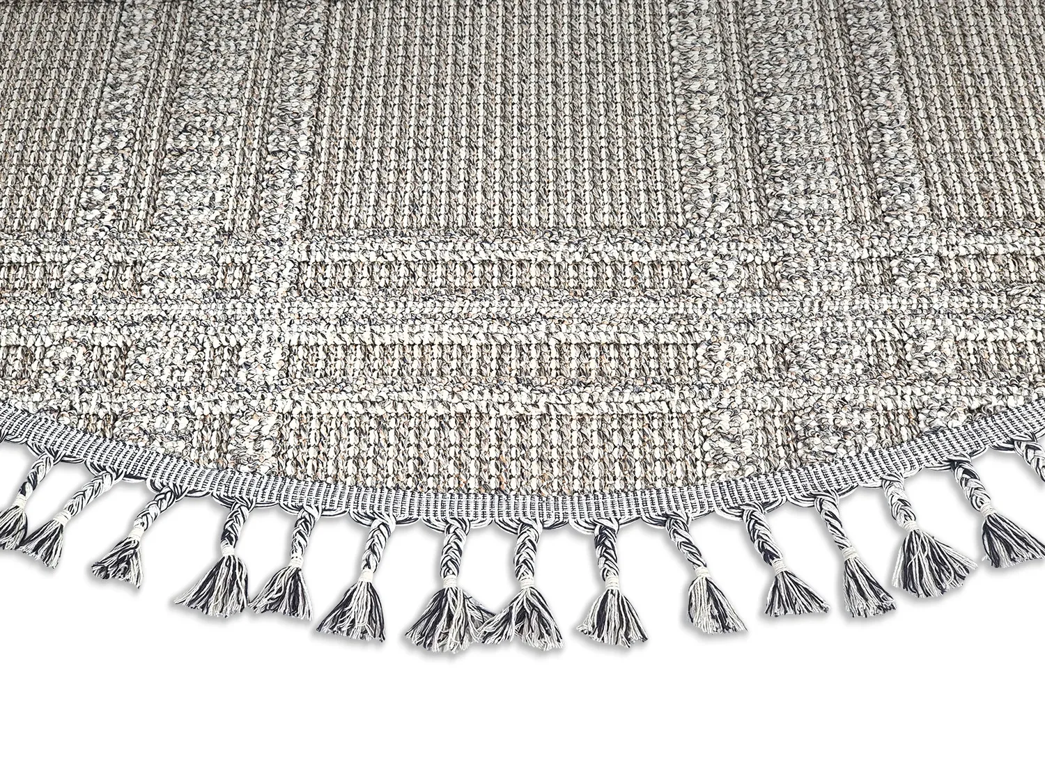 Alfombras redondeadas - Indoor/Outdoor Victoria (gris)