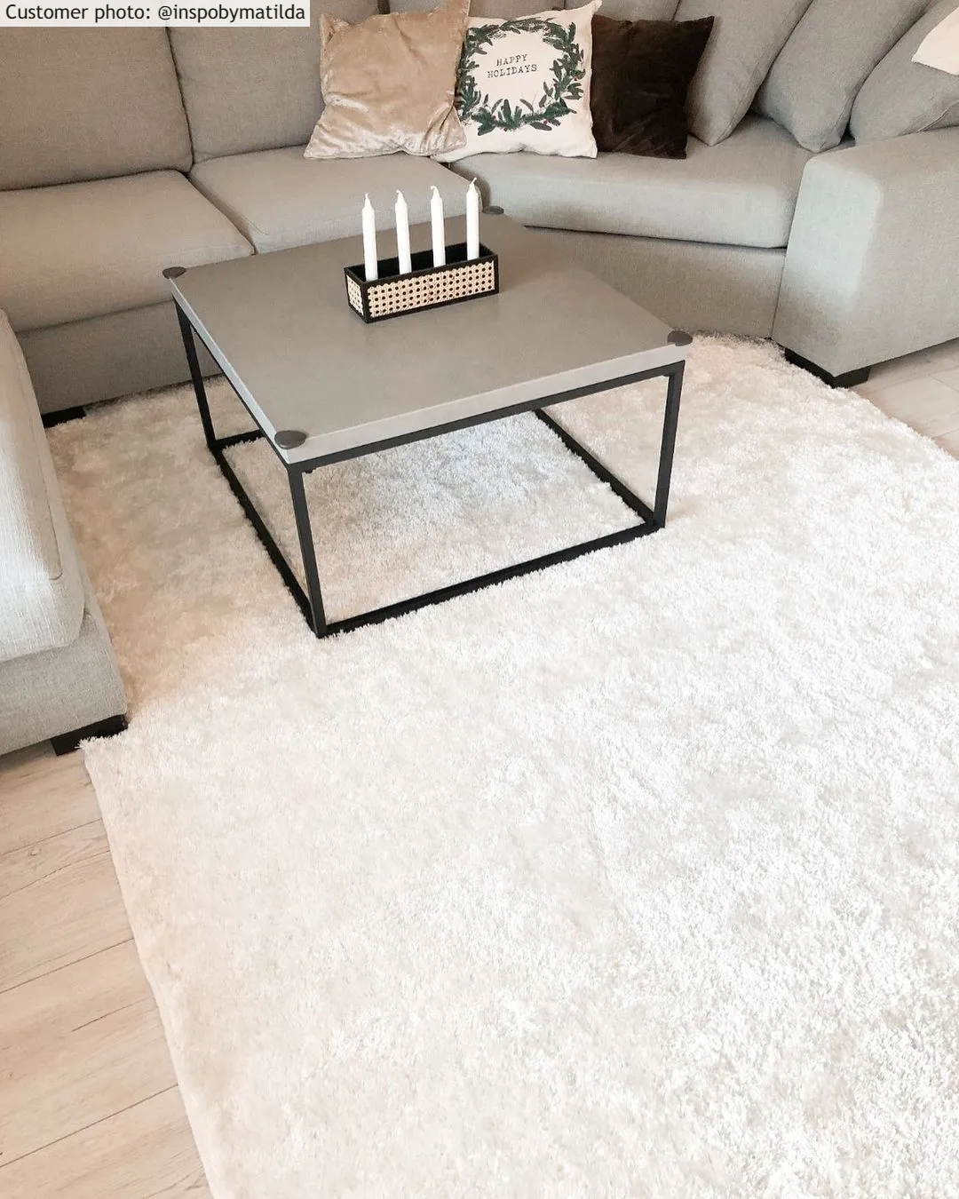 Alfombras de pelo largo - Cosy (blanco)